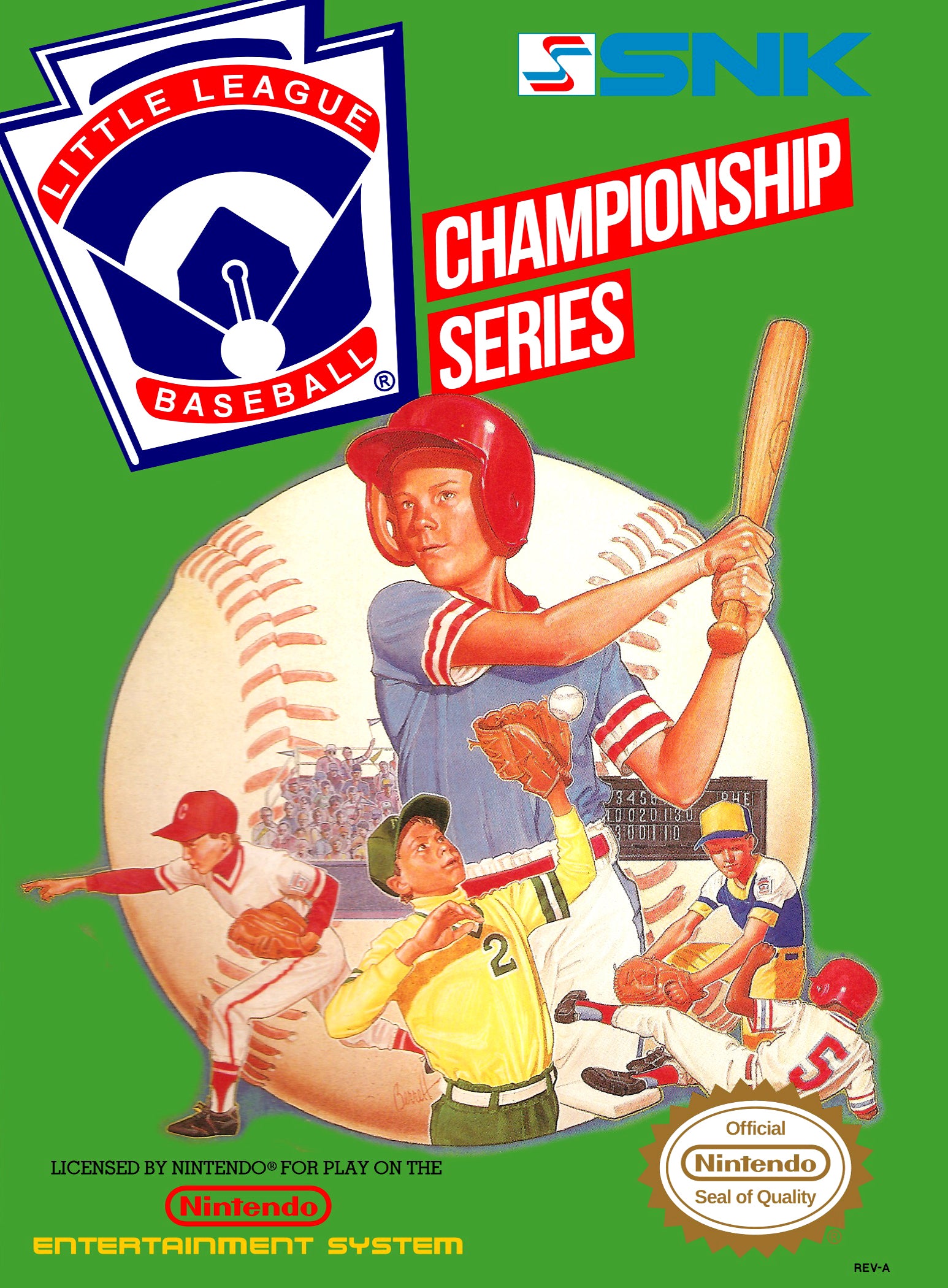 Little League Baseball NES - Video Game - Used - CaveGamers