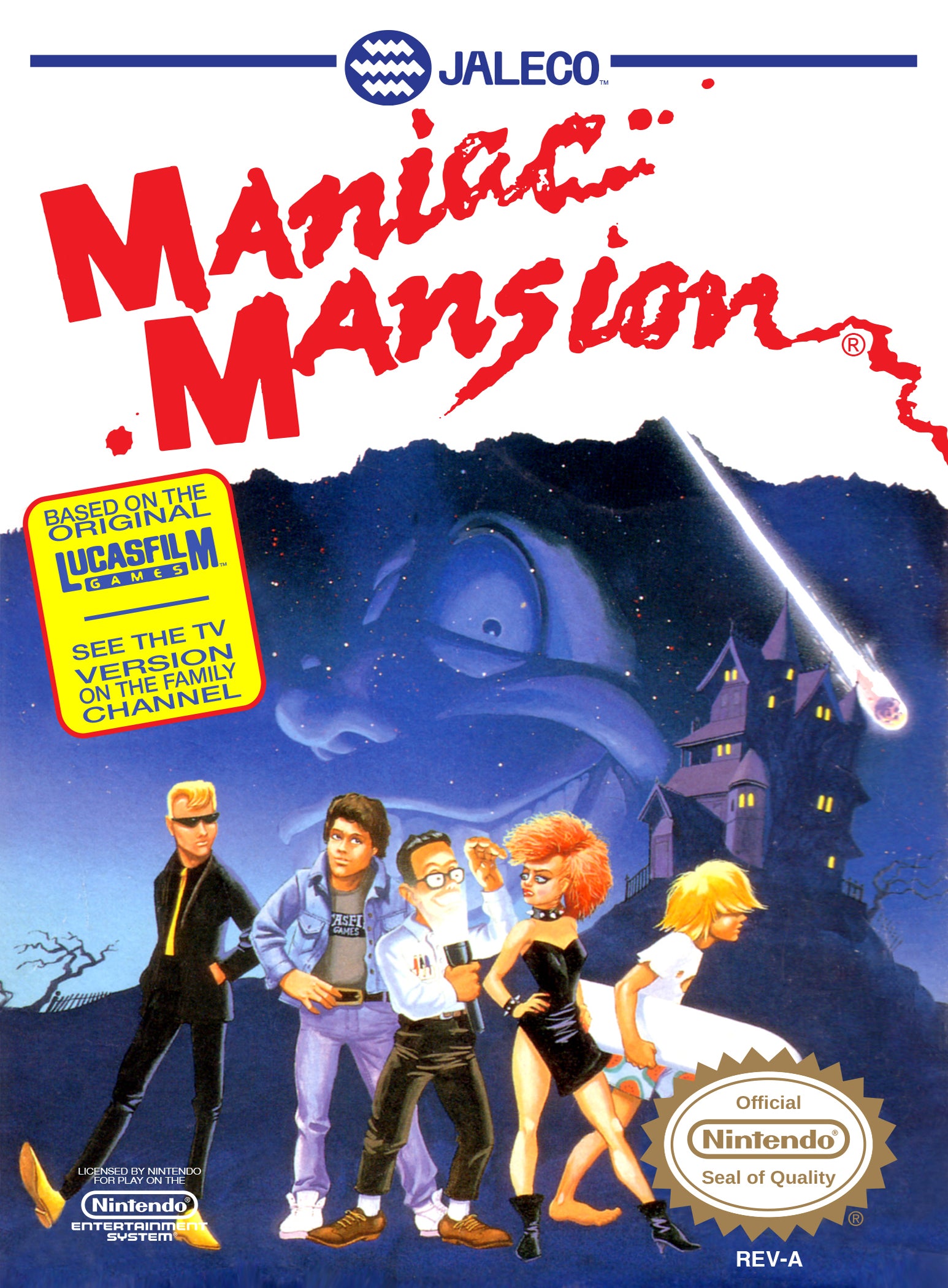 Maniac Mansion NES - Video Game - Used - CaveGamers