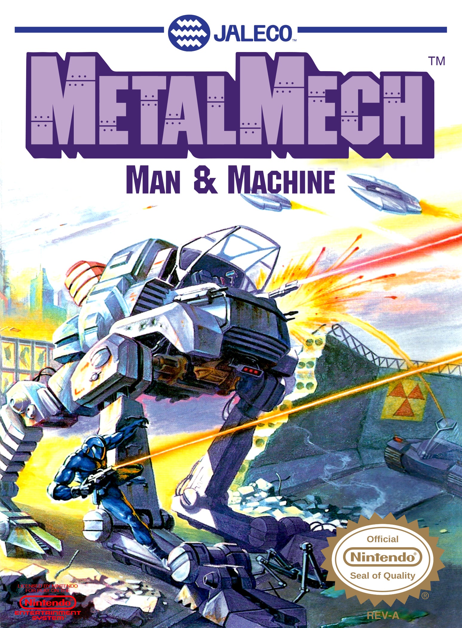 Metal Mech NES - Video Game - Used - CaveGamers