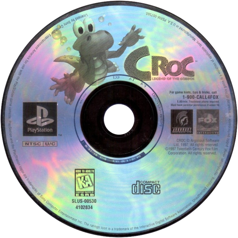 Croc Legend Of The Gobbos Playstation - Video Game - Used - CaveGamers - Image 3