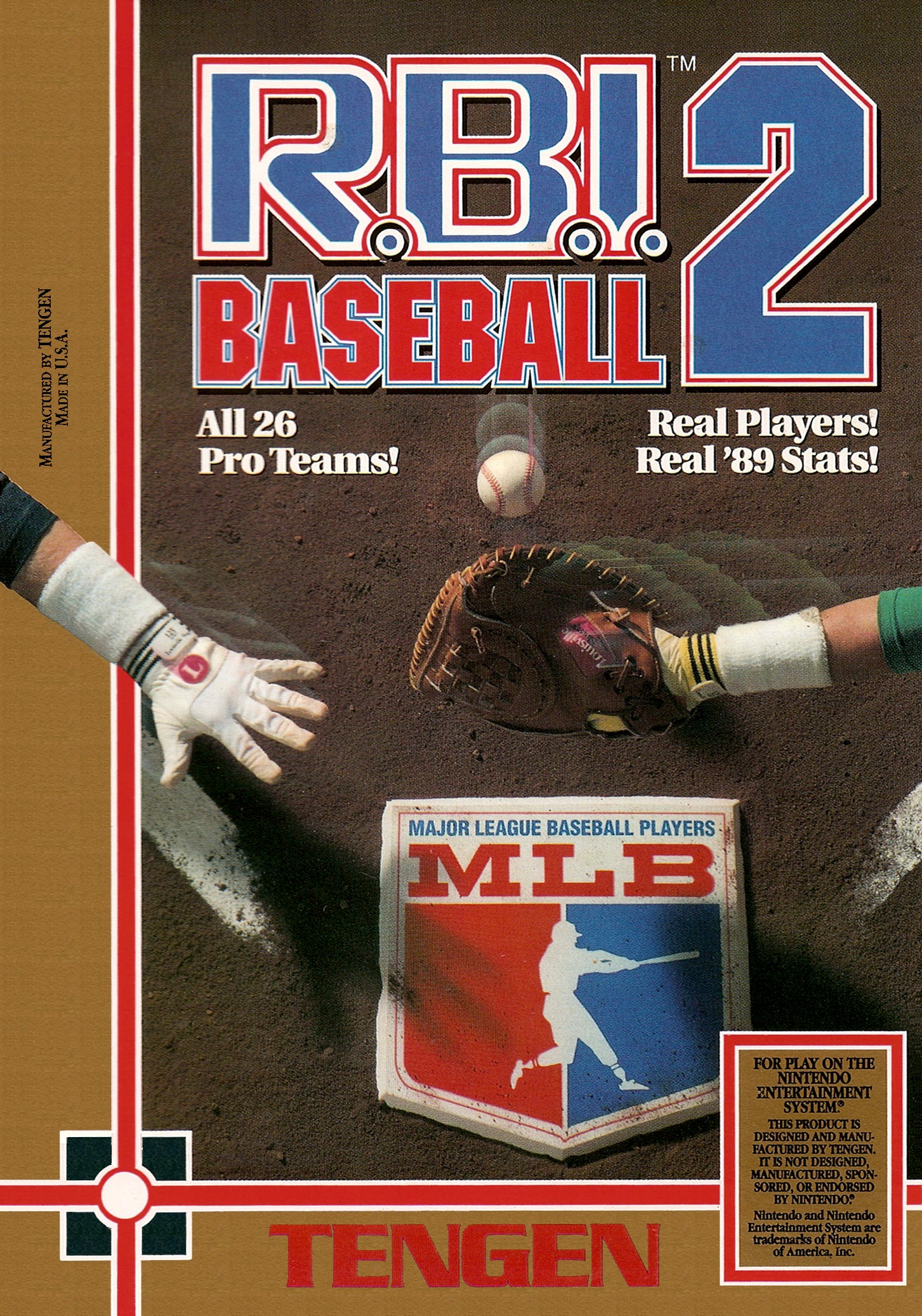 RBI Baseball 2 NES - Video Game - Used - CaveGamers