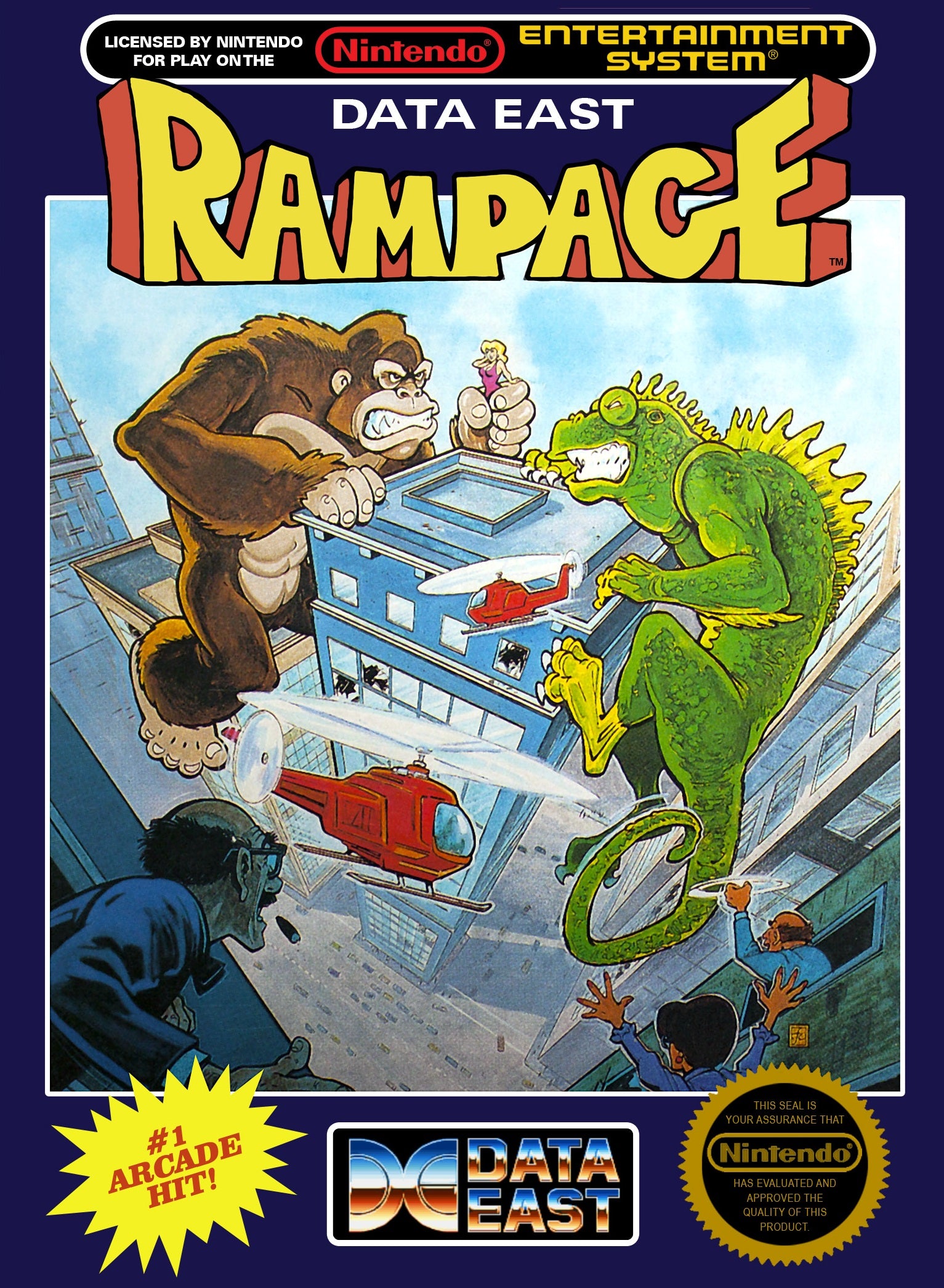 Rampage NES - Video Game - Used - CaveGamers