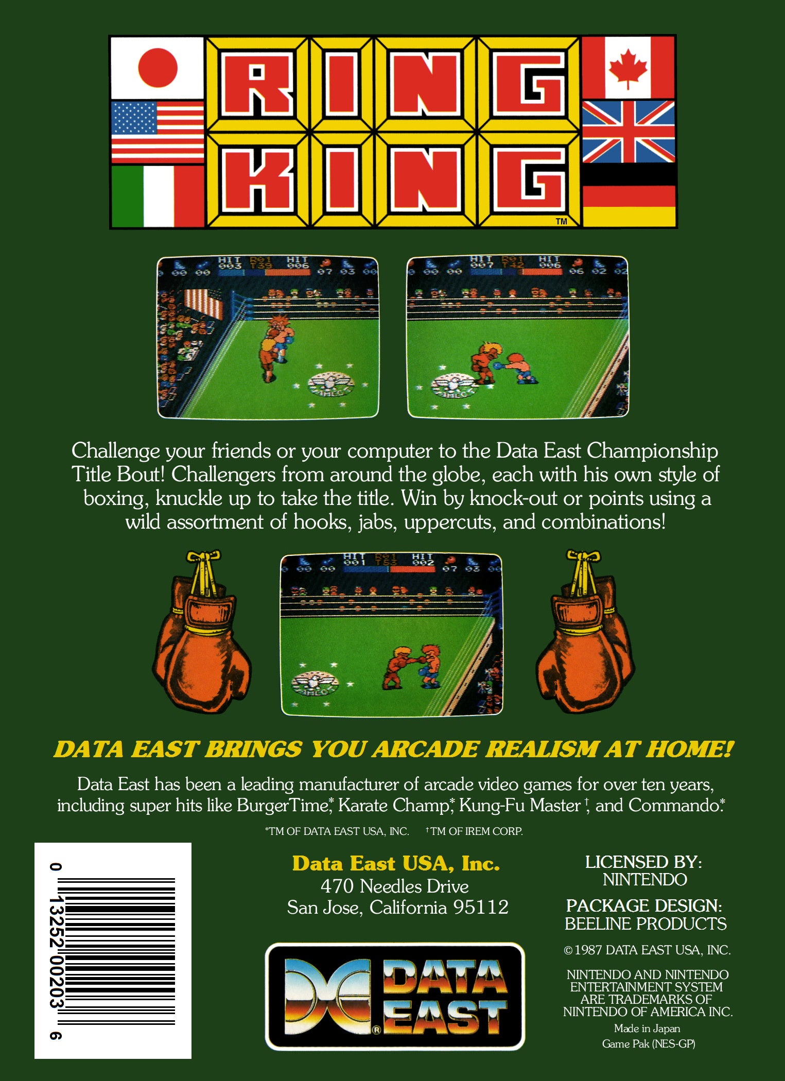 Ring King NES - Video Game - Used - CaveGamers - Image 2
