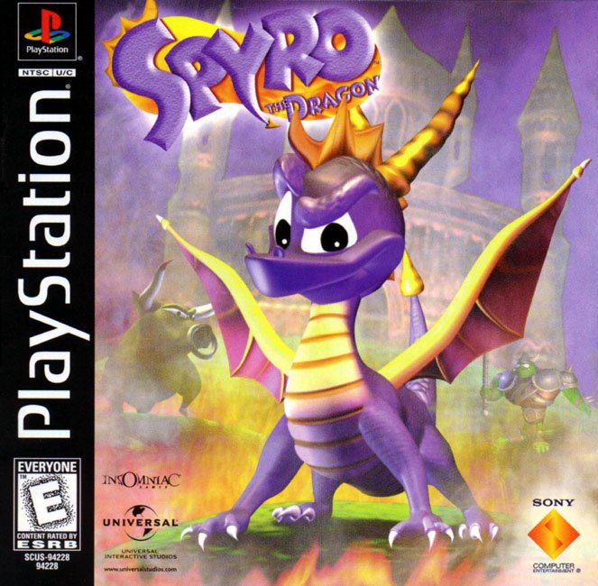 Spyro The Dragon Playstation - Video Game - Used - CaveGamers