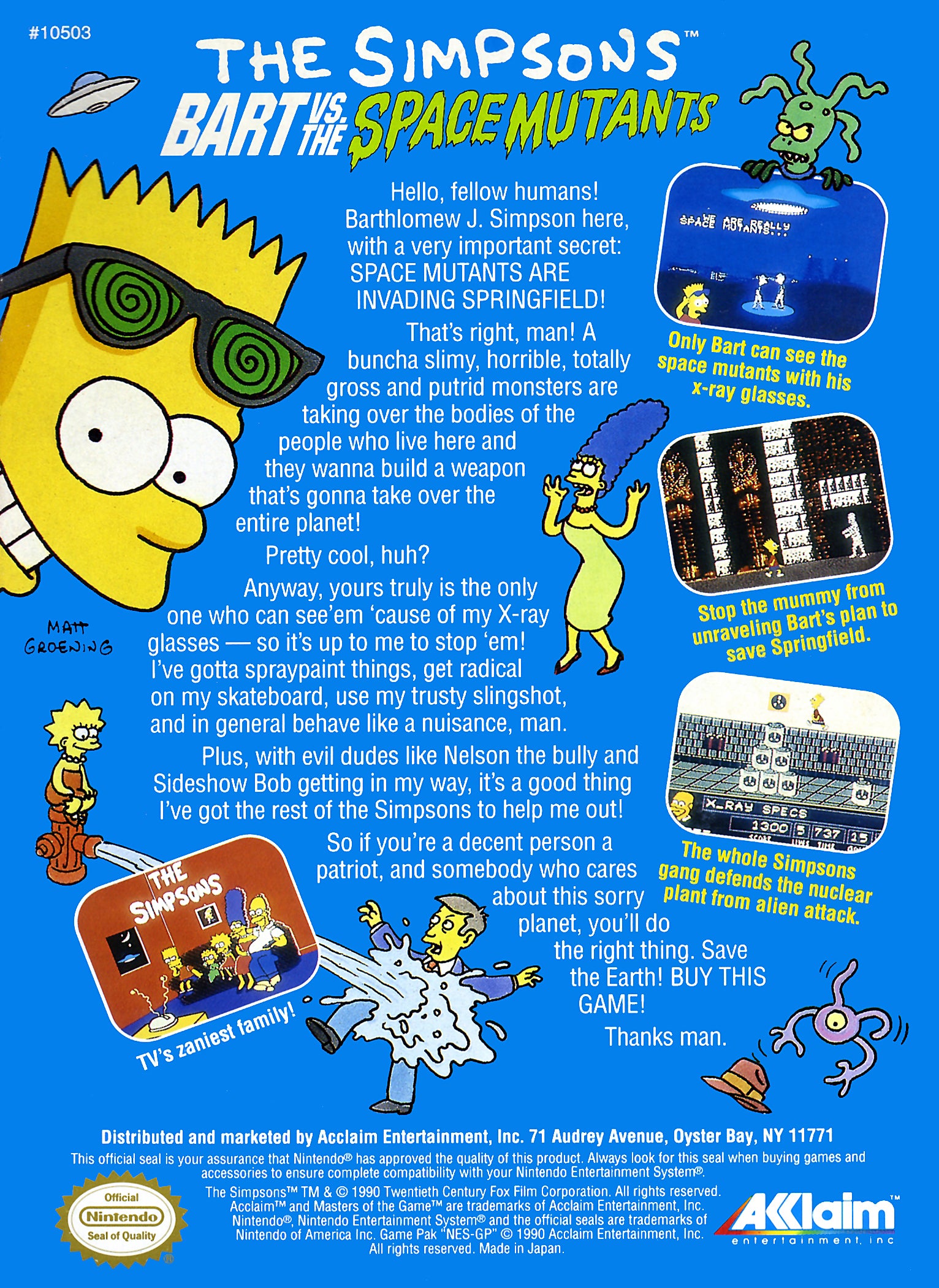 The Simpsons Bart vs the Space Mutants
