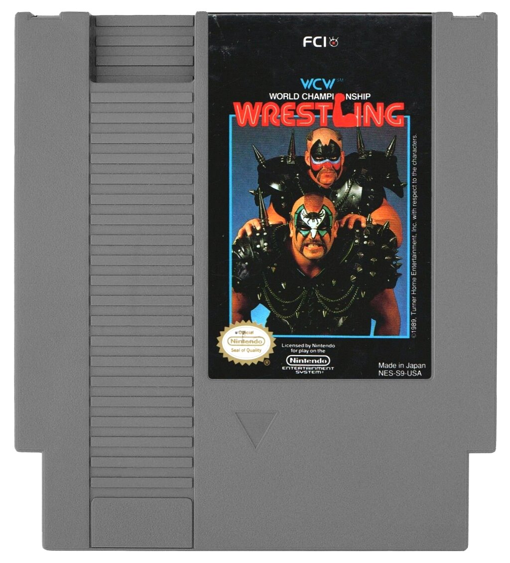 WCW World Championship Wrestling NES - Video Game - Used - CaveGamers - Image 3