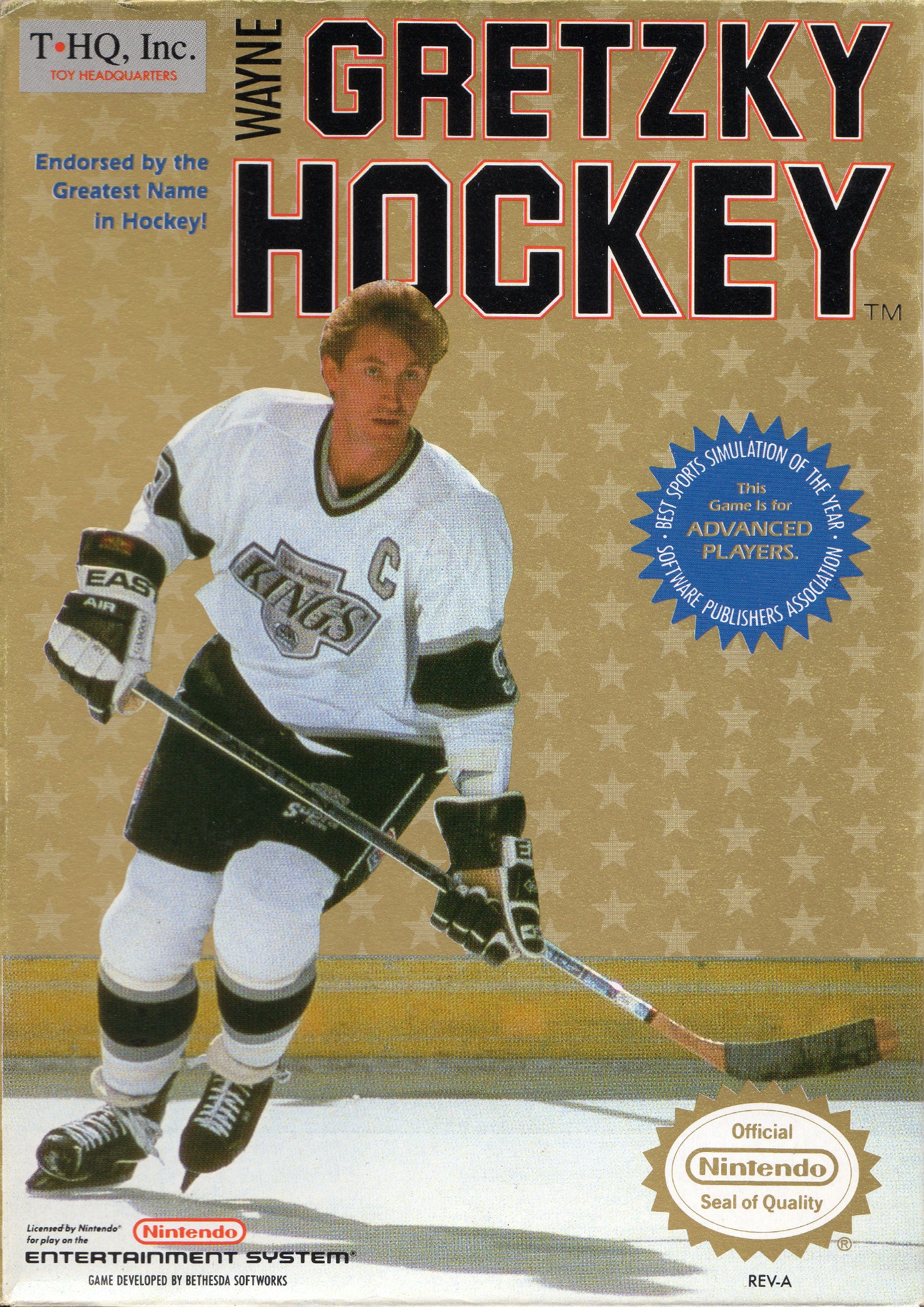 Wayne Gretzky Hockey NES - Video Game - Used - CaveGamers