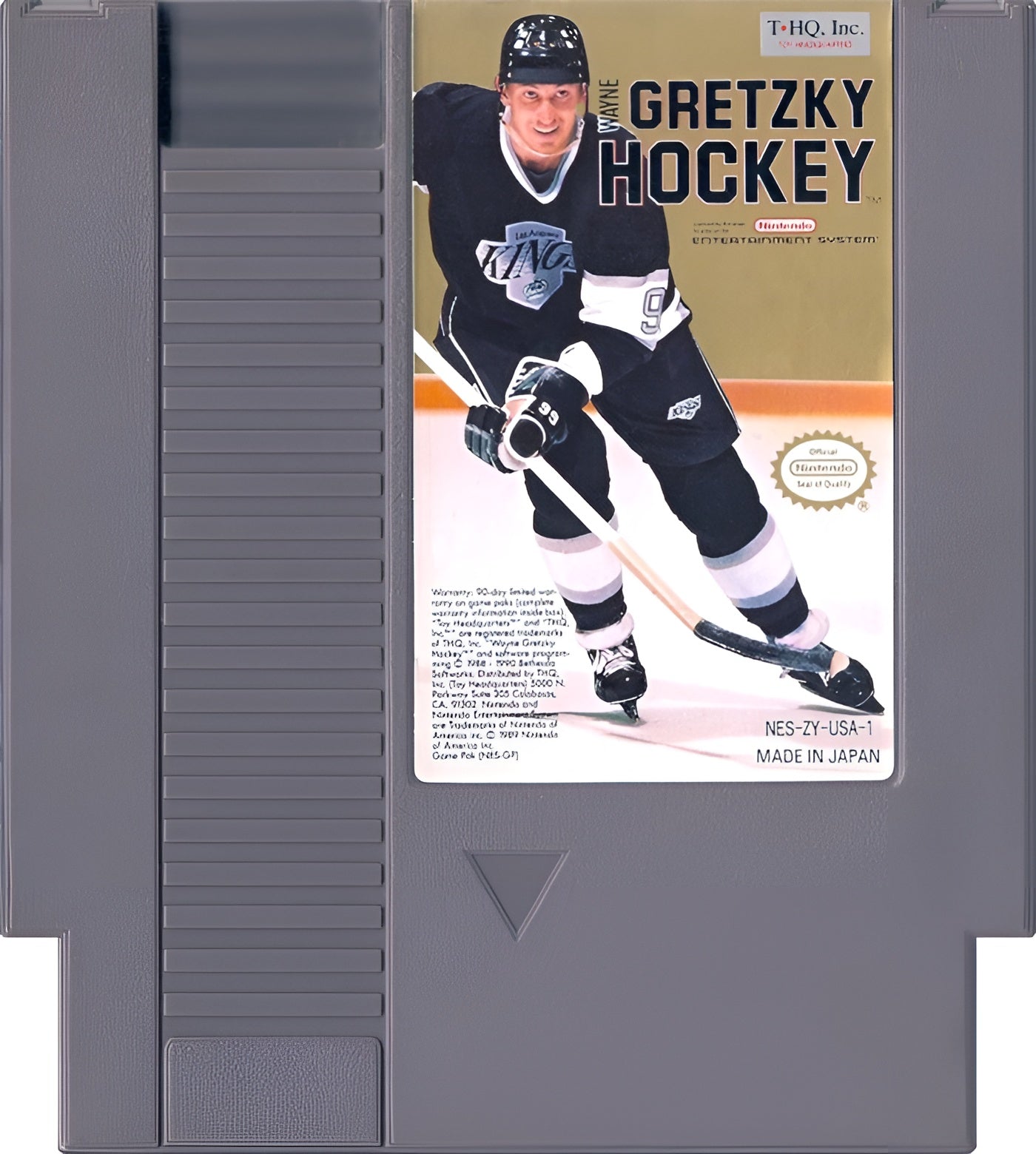 Wayne Gretzky Hockey NES - Video Game - Used - CaveGamers - Image 3