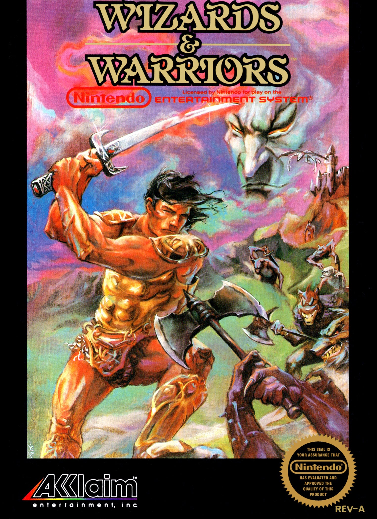 Wizards and Warriors NES - Video Game - Used - CaveGamers