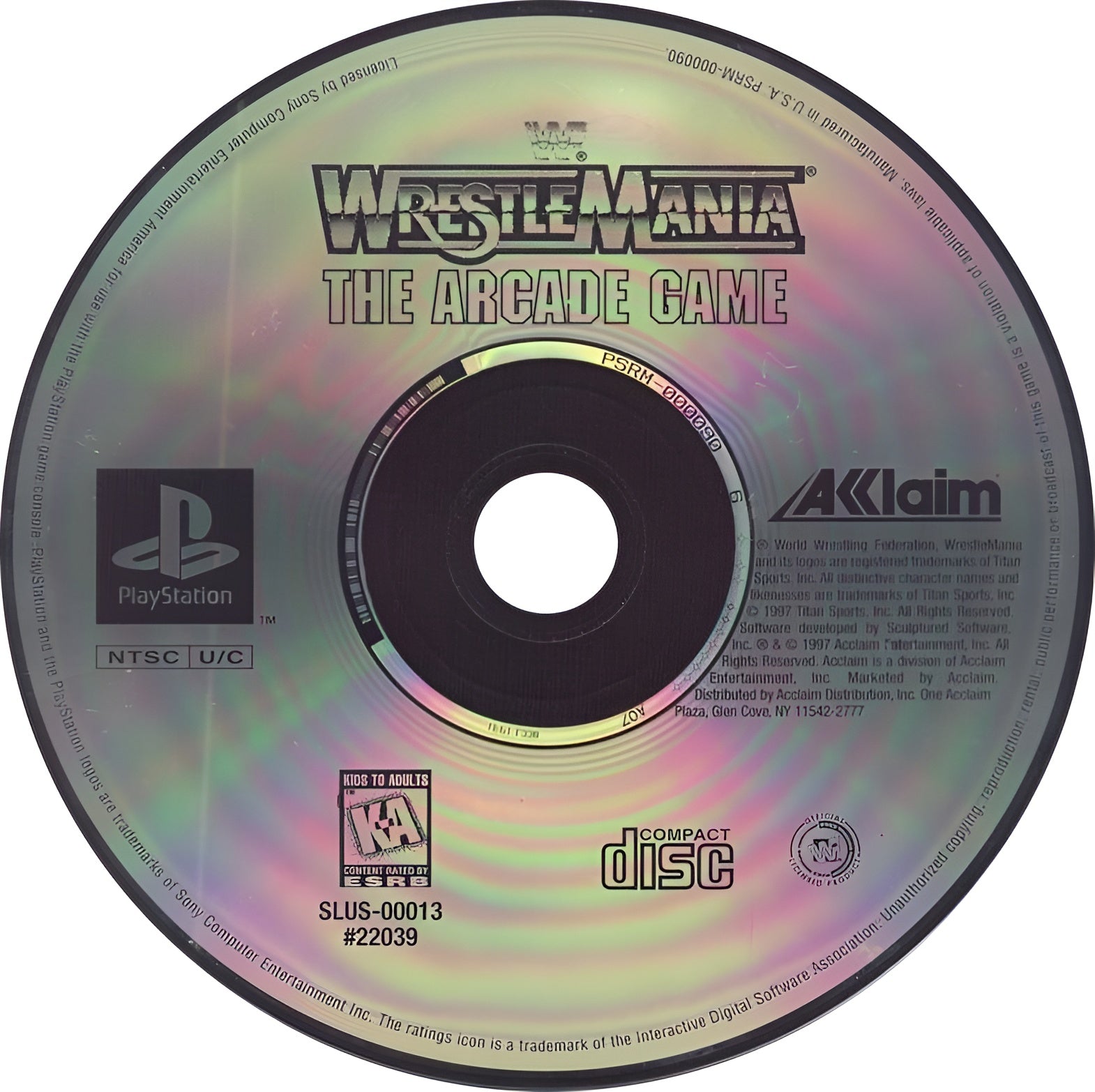 WrestleMania: The Arcade Game Playstation - Video Game - Used - CaveGamers - Image 3
