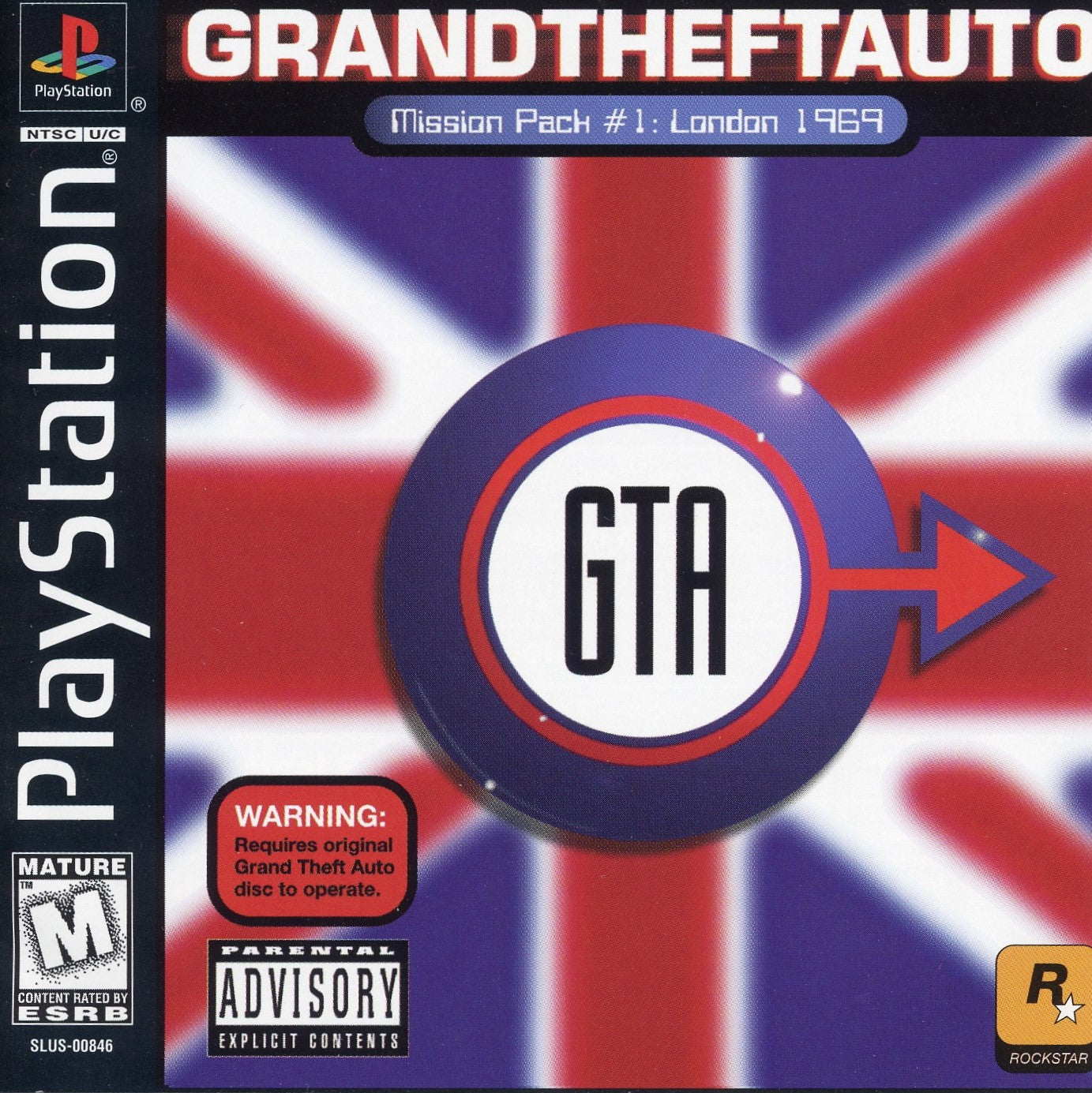 Grand Theft Auto Mission Pack #1 London Playstation - Video Game - Used - CaveGamers