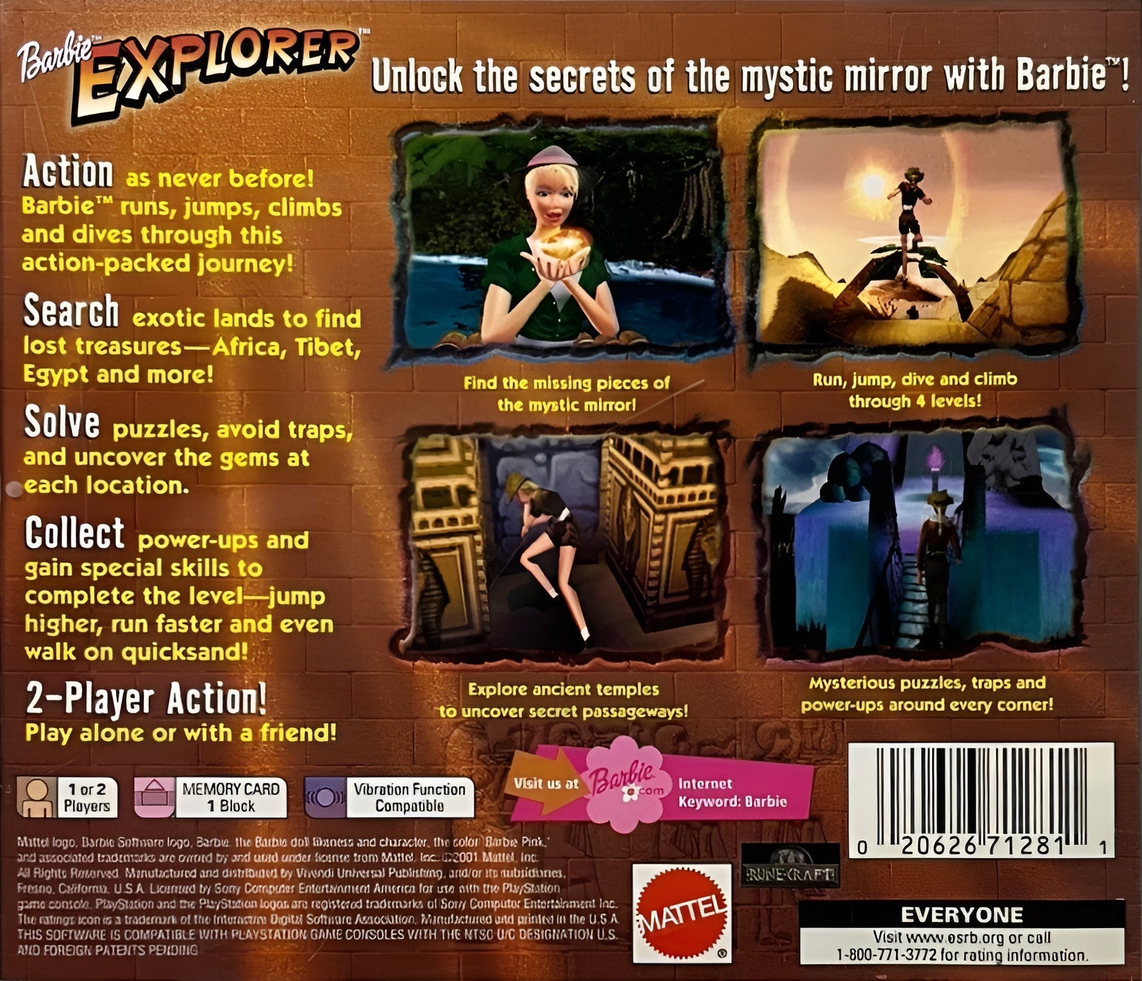 Barbie Explorer Playstation - Video Game - Used - CaveGamers - Image 2
