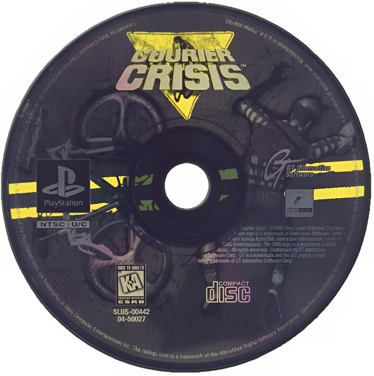 Courier Crisis Playstation - Video Game - Used - CaveGamers - Image 3