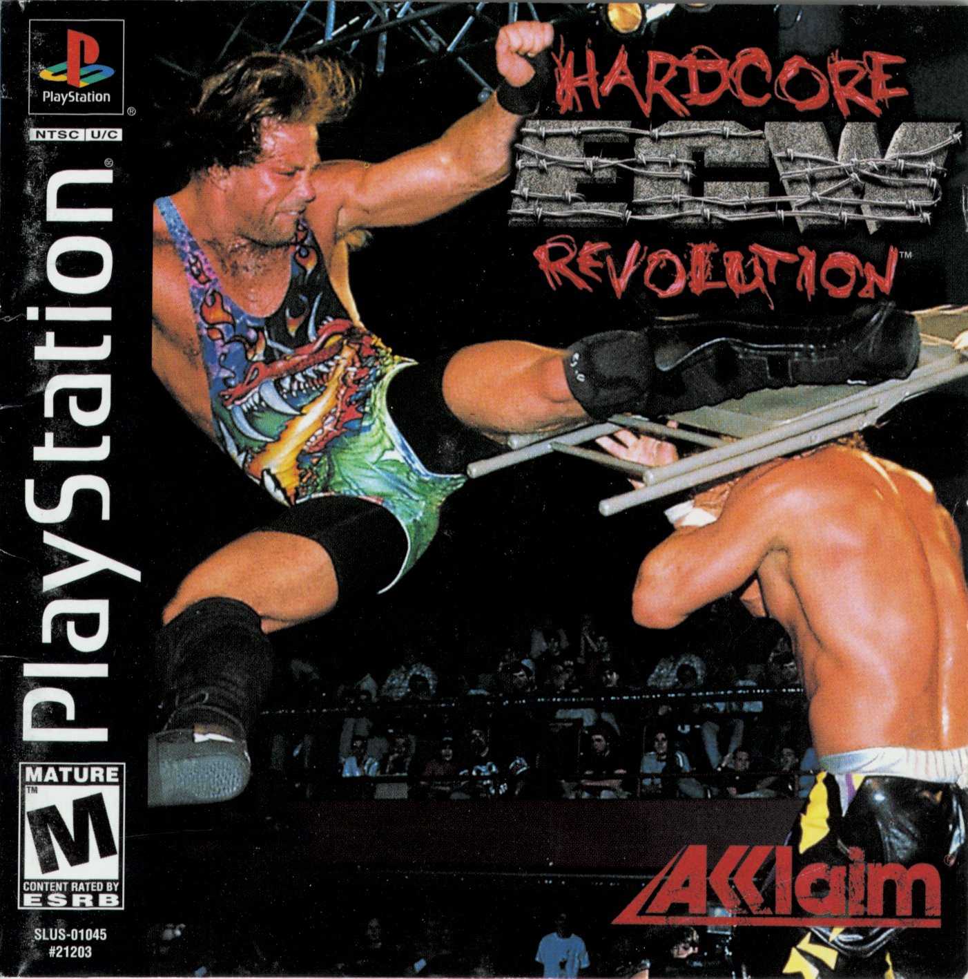 ECW Hardcore Revolution Playstation - Video Game - Used - CaveGamers