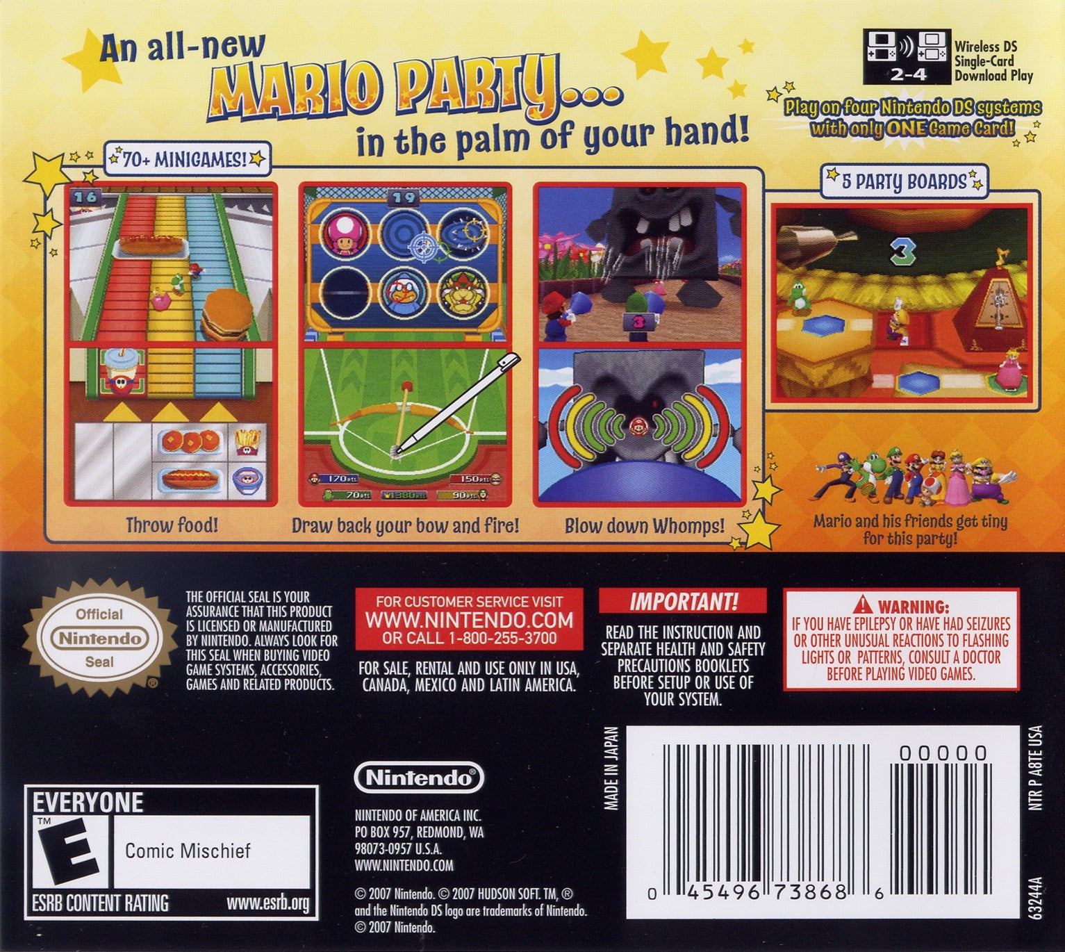 Mario Party DS - Video Game - Used - CaveGamers - Image 2