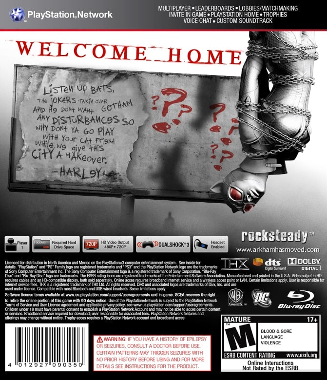 Batman: Arkham City PS3 - Video Game - Used - CaveGamers - Image 2