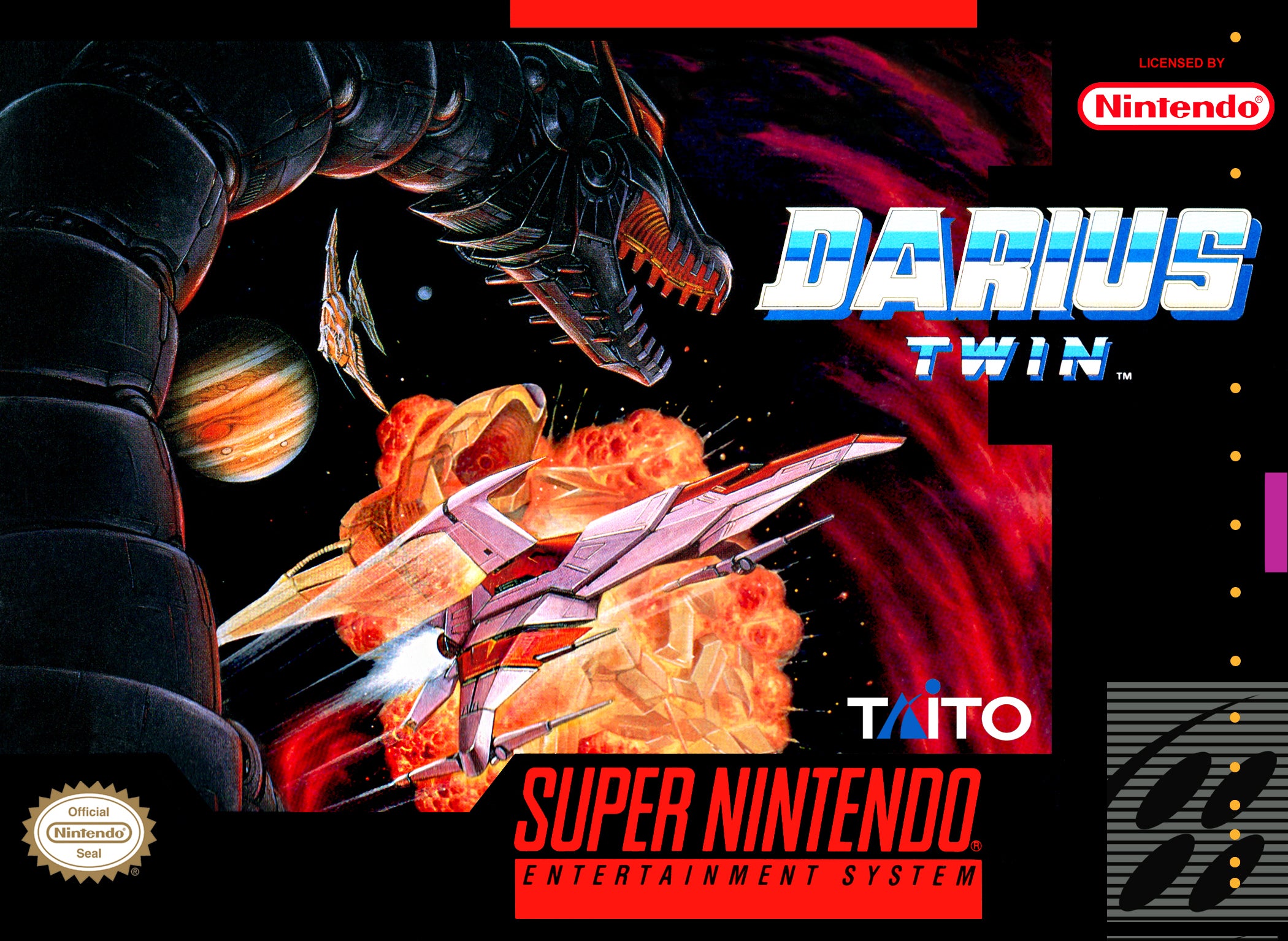Darius Twin SNES - Video Game - Used - CaveGamers