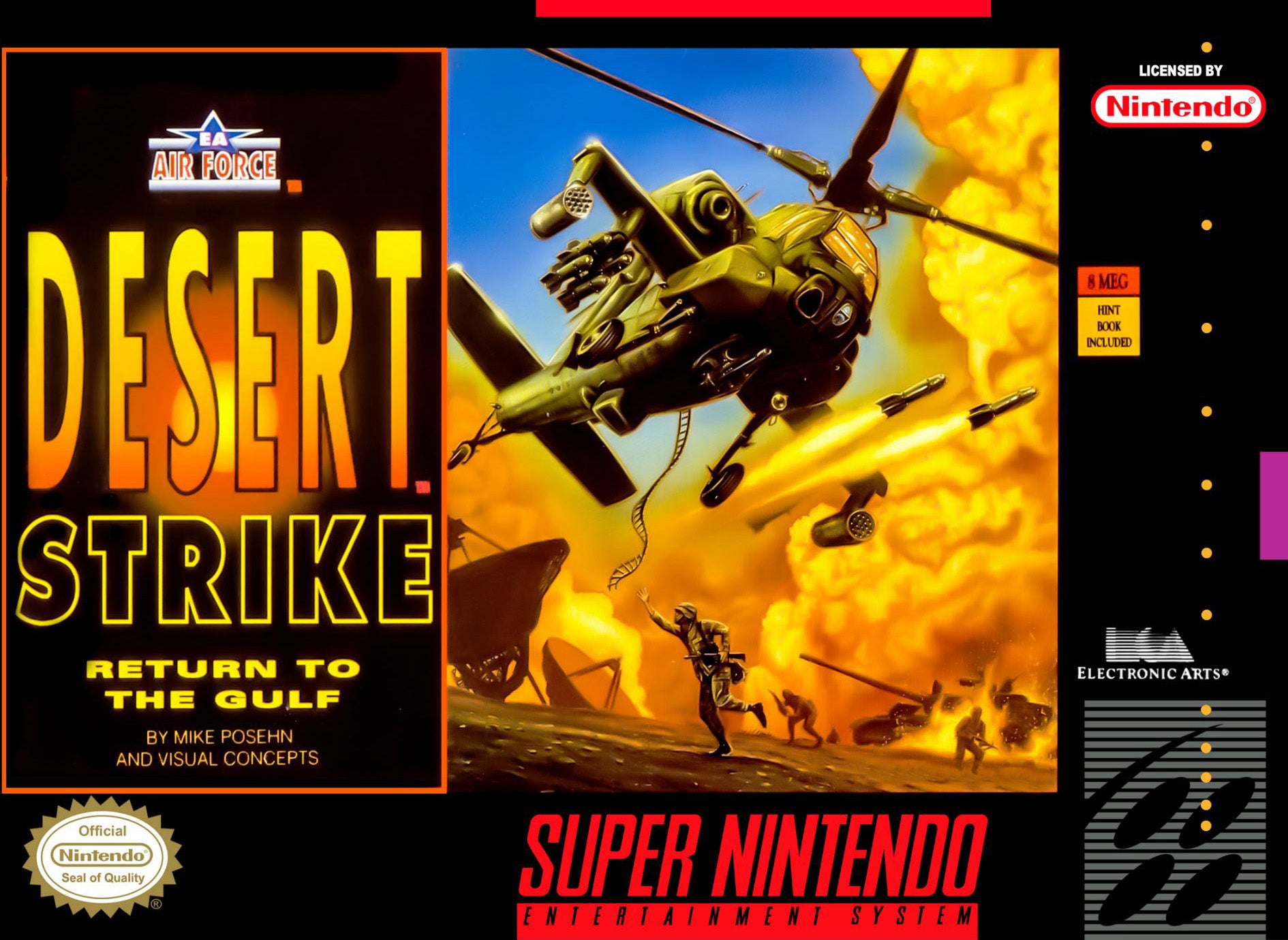 Desert Strike Return to the Gulf SNES - Video Game - Used - CaveGamers