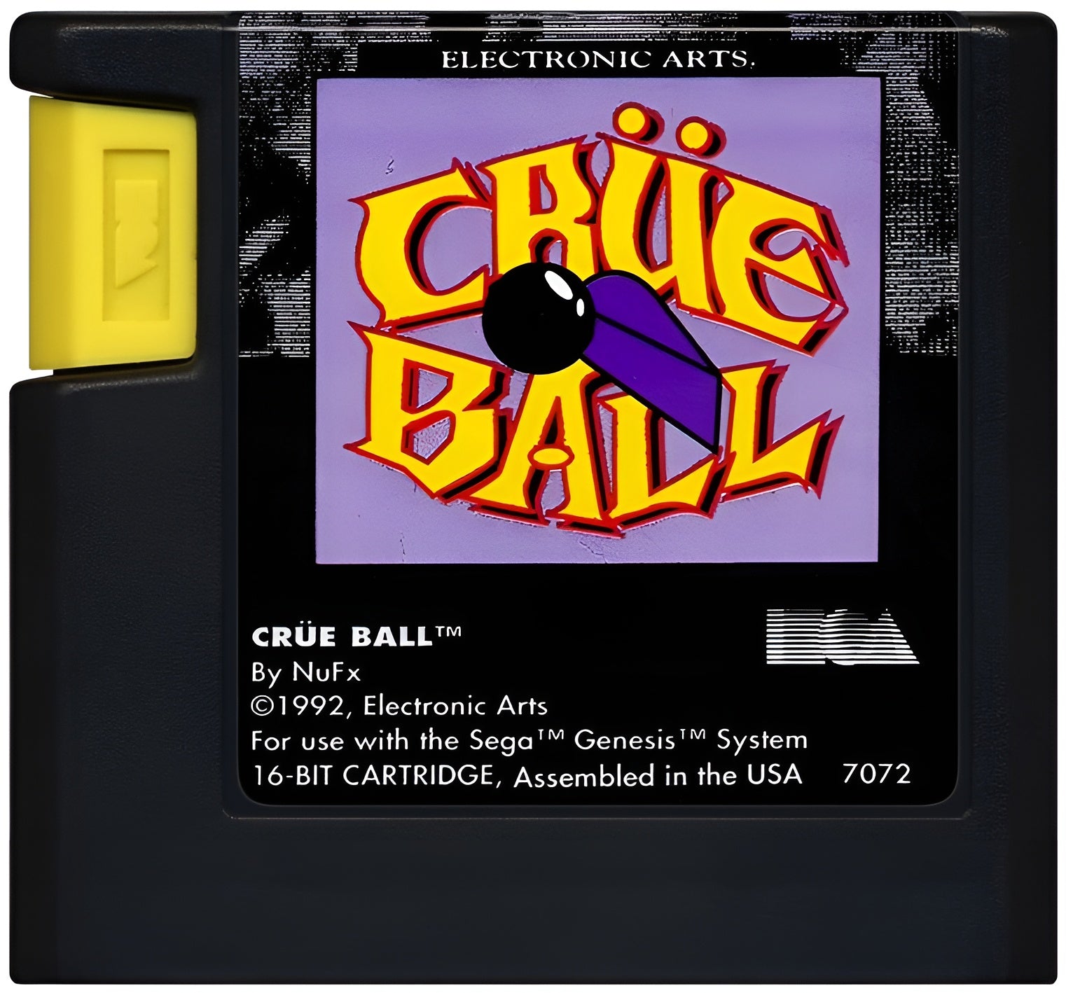 Crue Ball Genesis - Video Game - Used - CaveGamers - Image 3