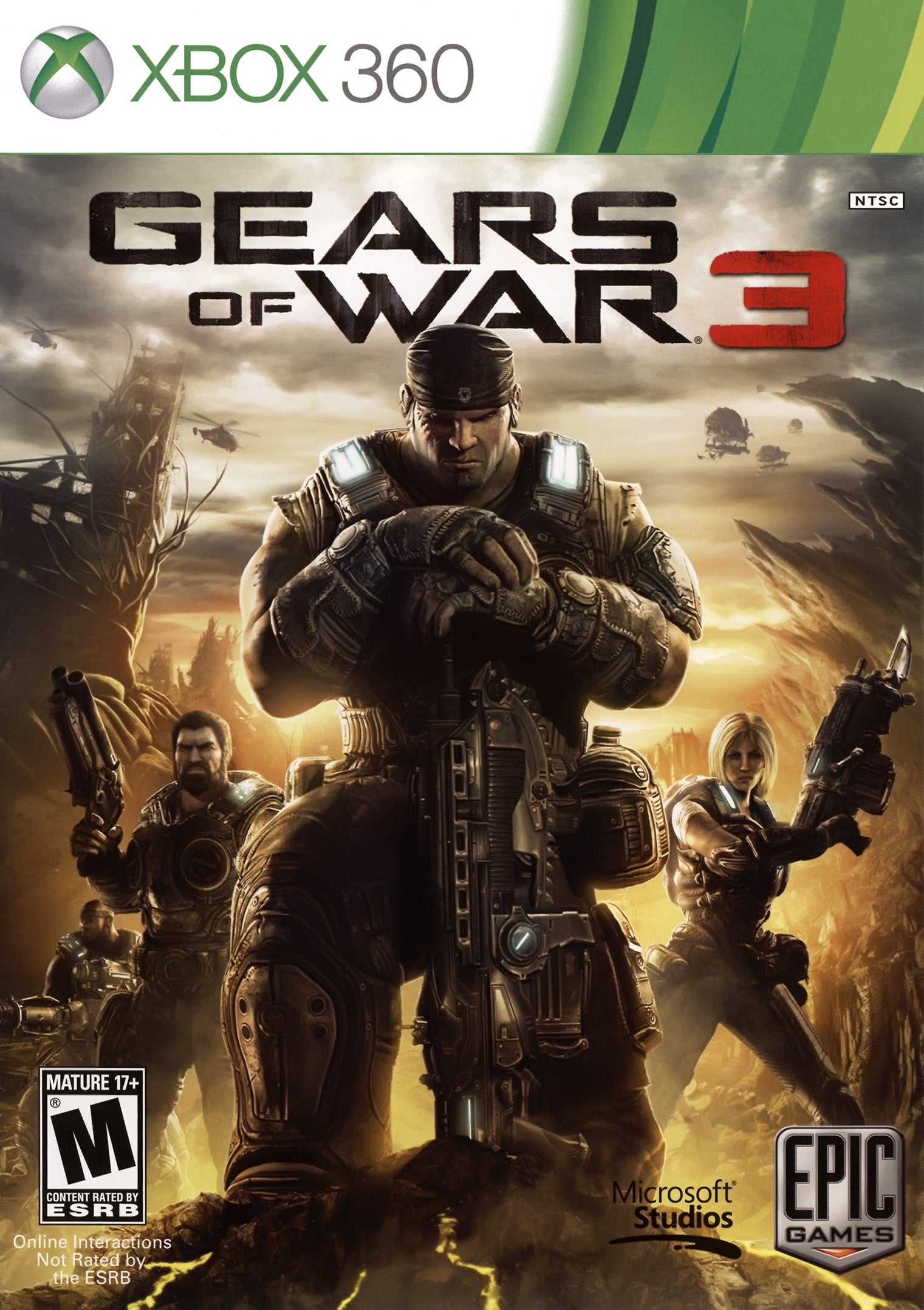 Gears of War 3 Xbox 360 - Video Game - Used - CaveGamers