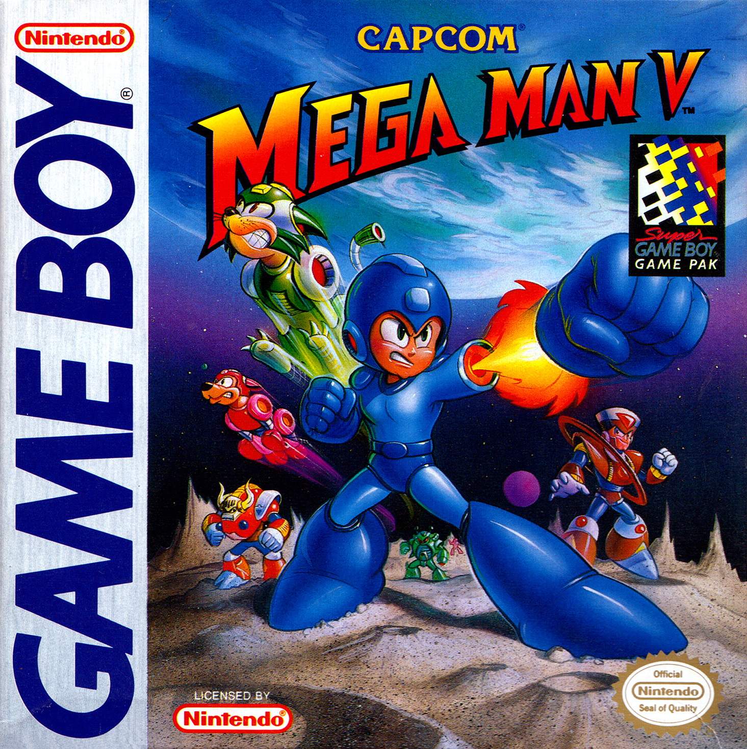 Mega Man 5 Game Boy - Video Game - Used - CaveGamers