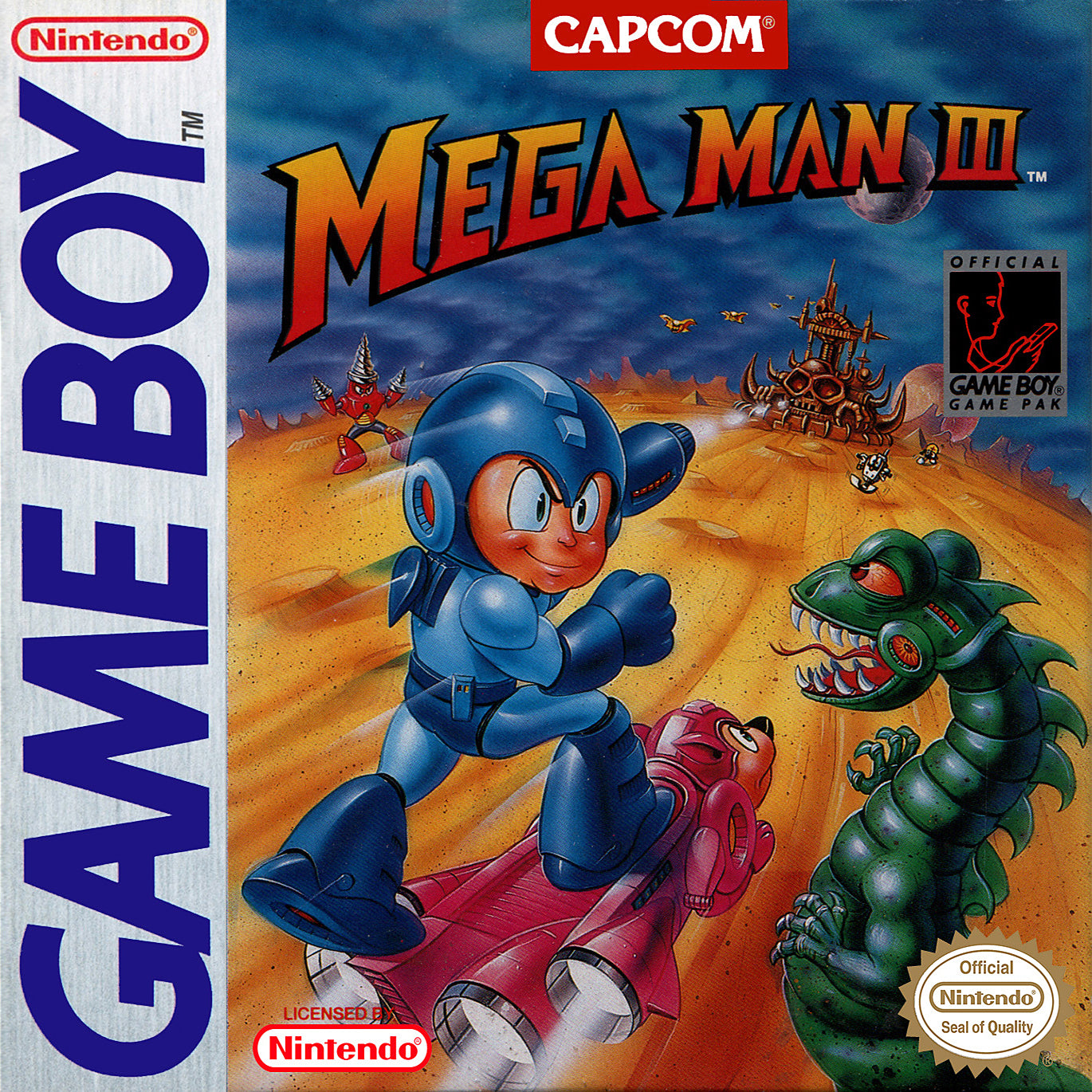 Mega Man 3 Game Boy - Video Game - Used - CaveGamers