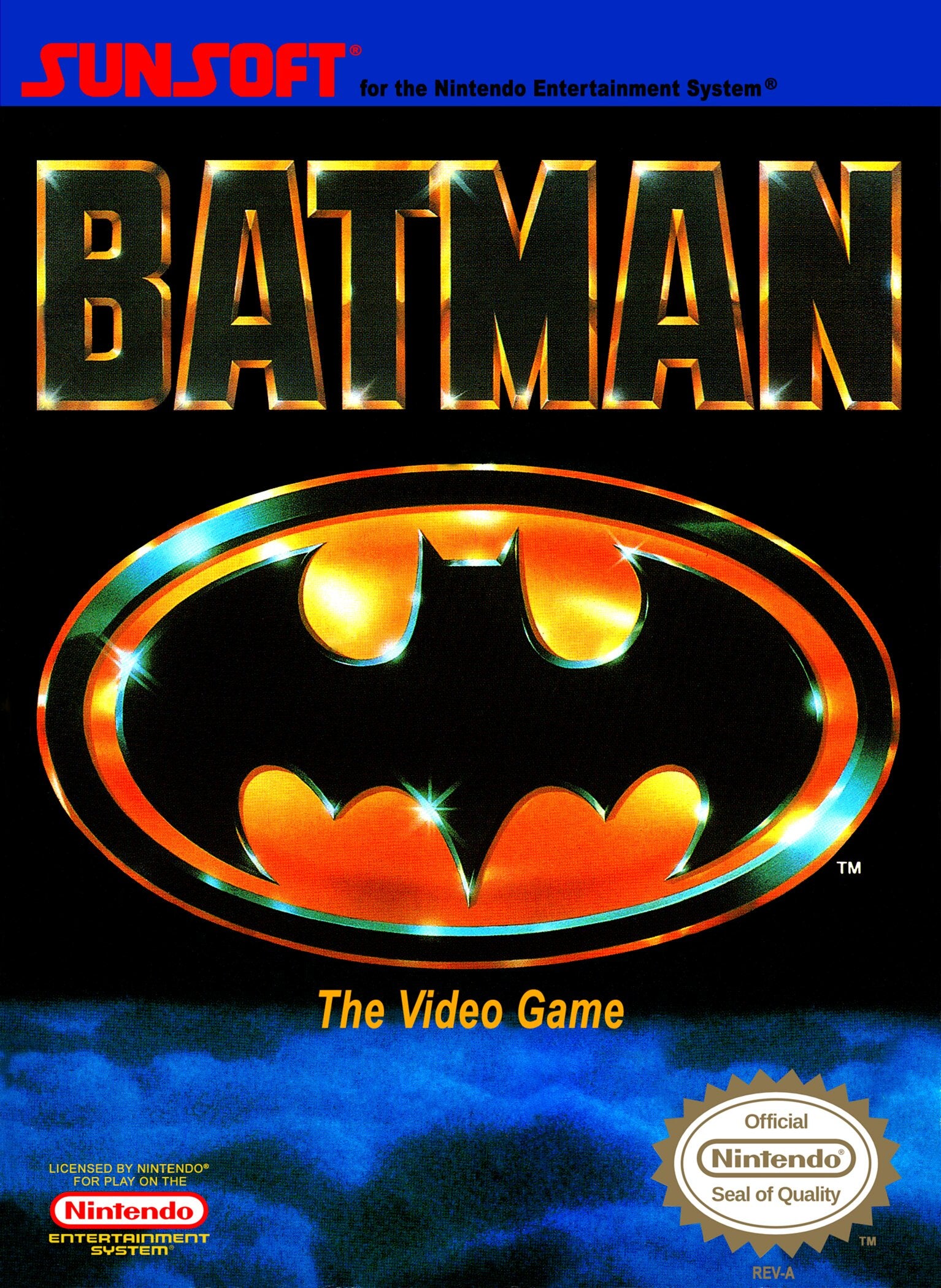 Batman The Video Game NES - Video Game - Used - CaveGamers