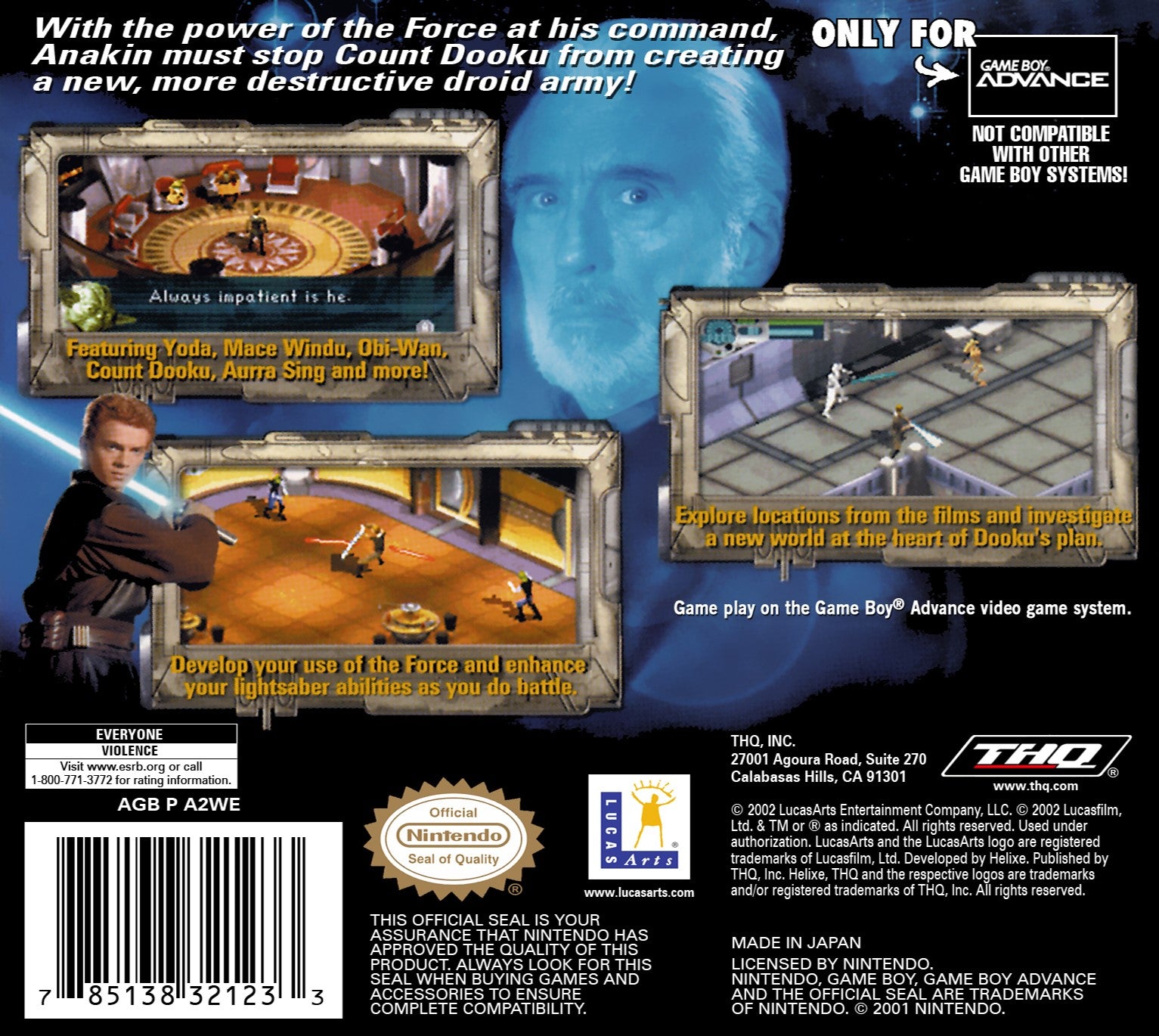 Star Wars The New Droid Army Game Boy Advance - Video Game - Used - CaveGamers - Image 2