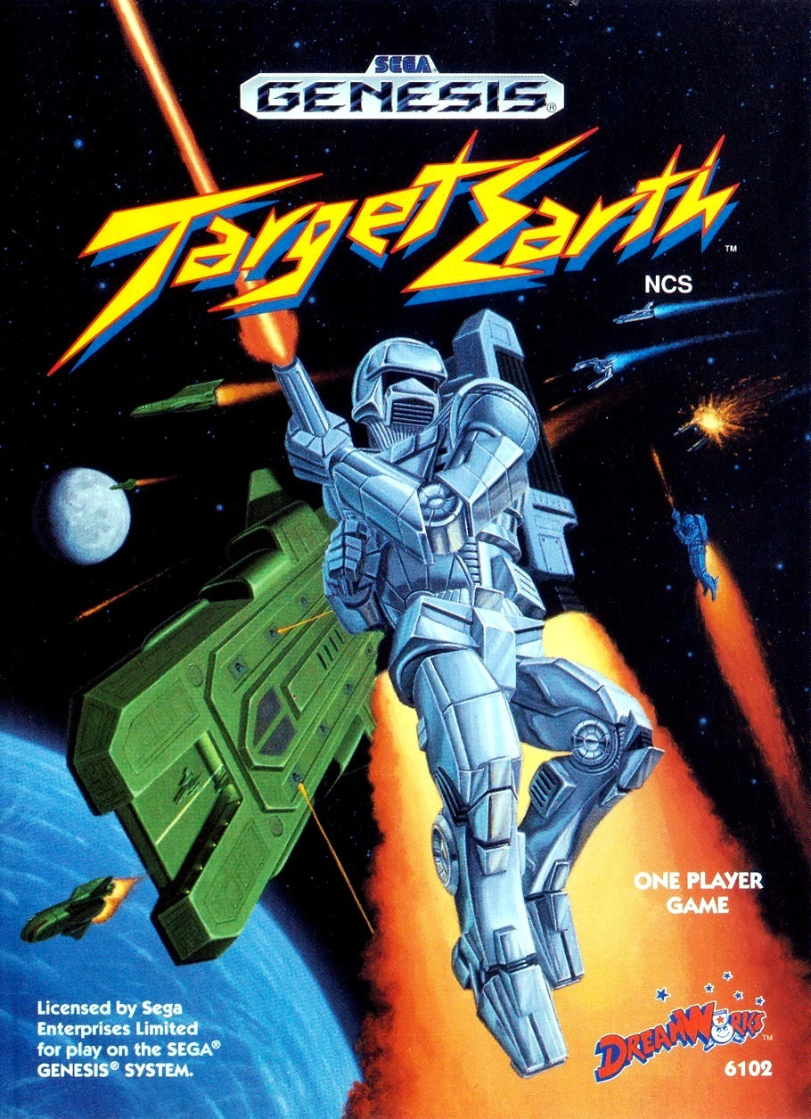Target Earth Genesis - Video Game - Used - CaveGamers