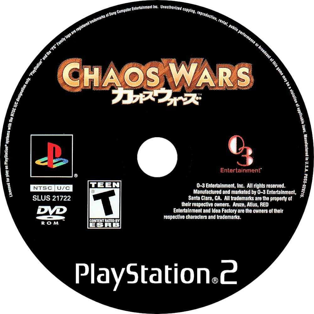 Chaos Wars PS2 - Video Game - Used - CaveGamers - Image 3