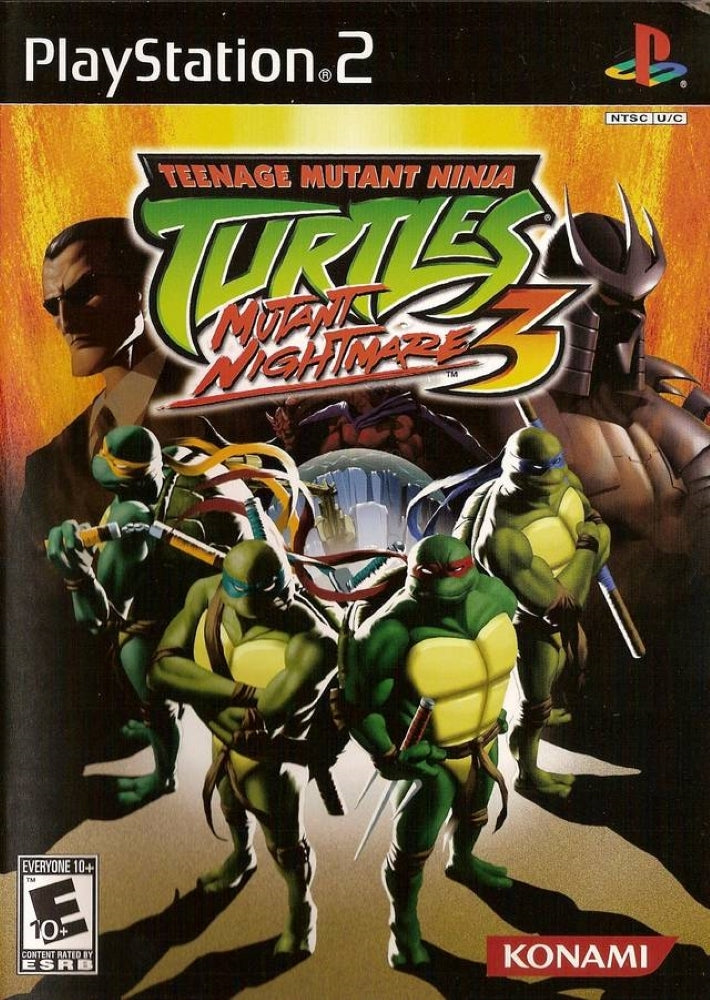 Teenage Mutant Ninja Turtles 3 Mutant Nightmare PS2 - Video Game - Used - CaveGamers