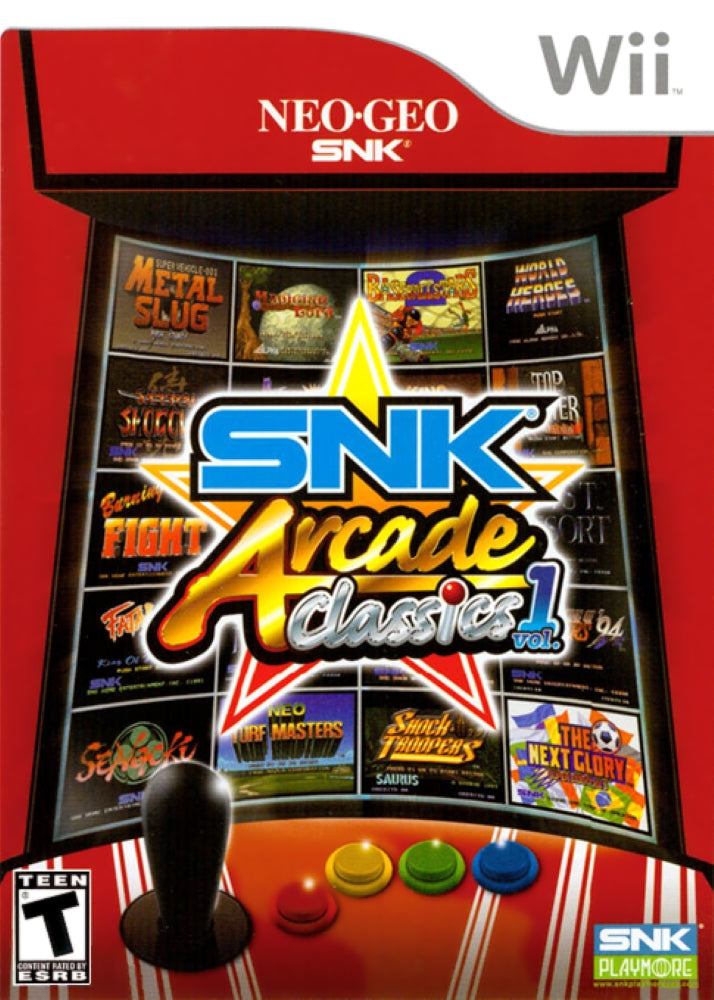 SNK Arcade Classics Volume 1 Wii - Video Game - Used - CaveGamers