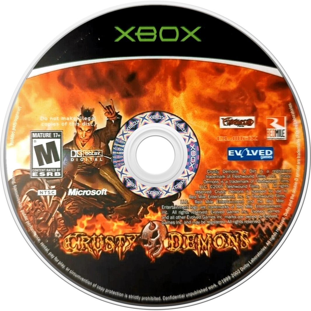 Crusty Demons Xbox - Video Game - Used - CaveGamers - Image 3