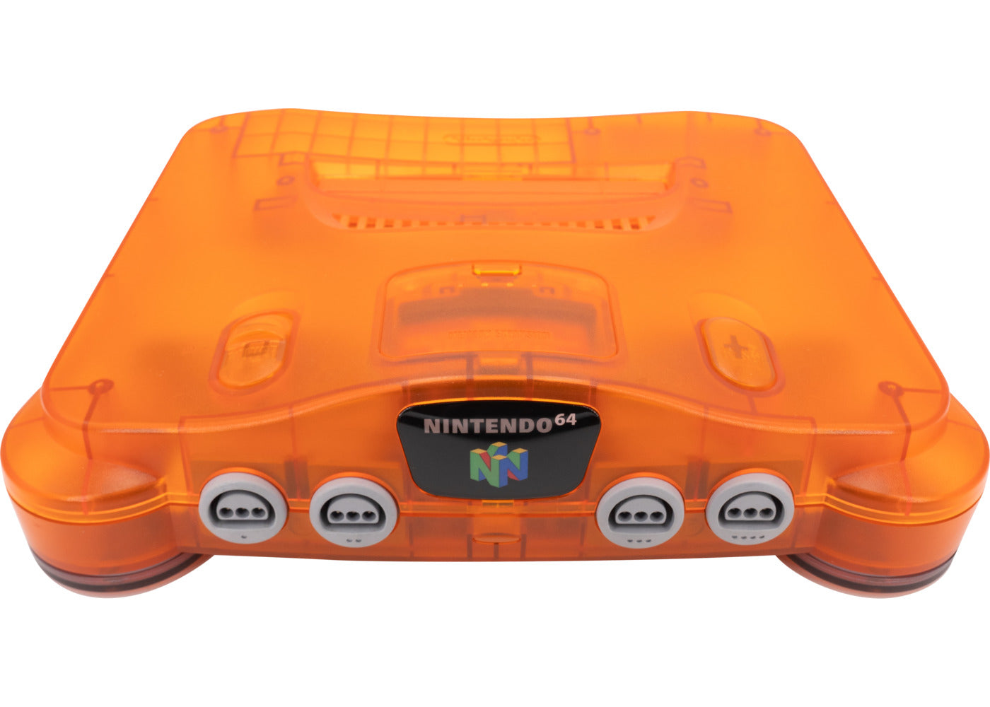 Nintendo 64 Console - Fire Orange N64 - Video Game System - Used - CaveGamers - Image 2