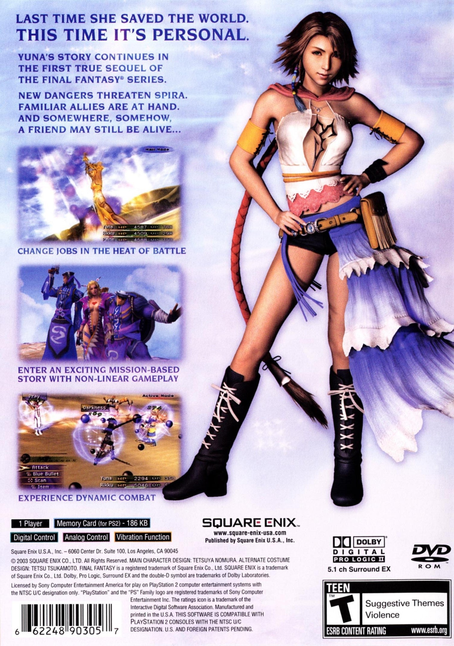 Final Fantasy X-2 PS2 - Video Game - Used - CaveGamers - Image 2
