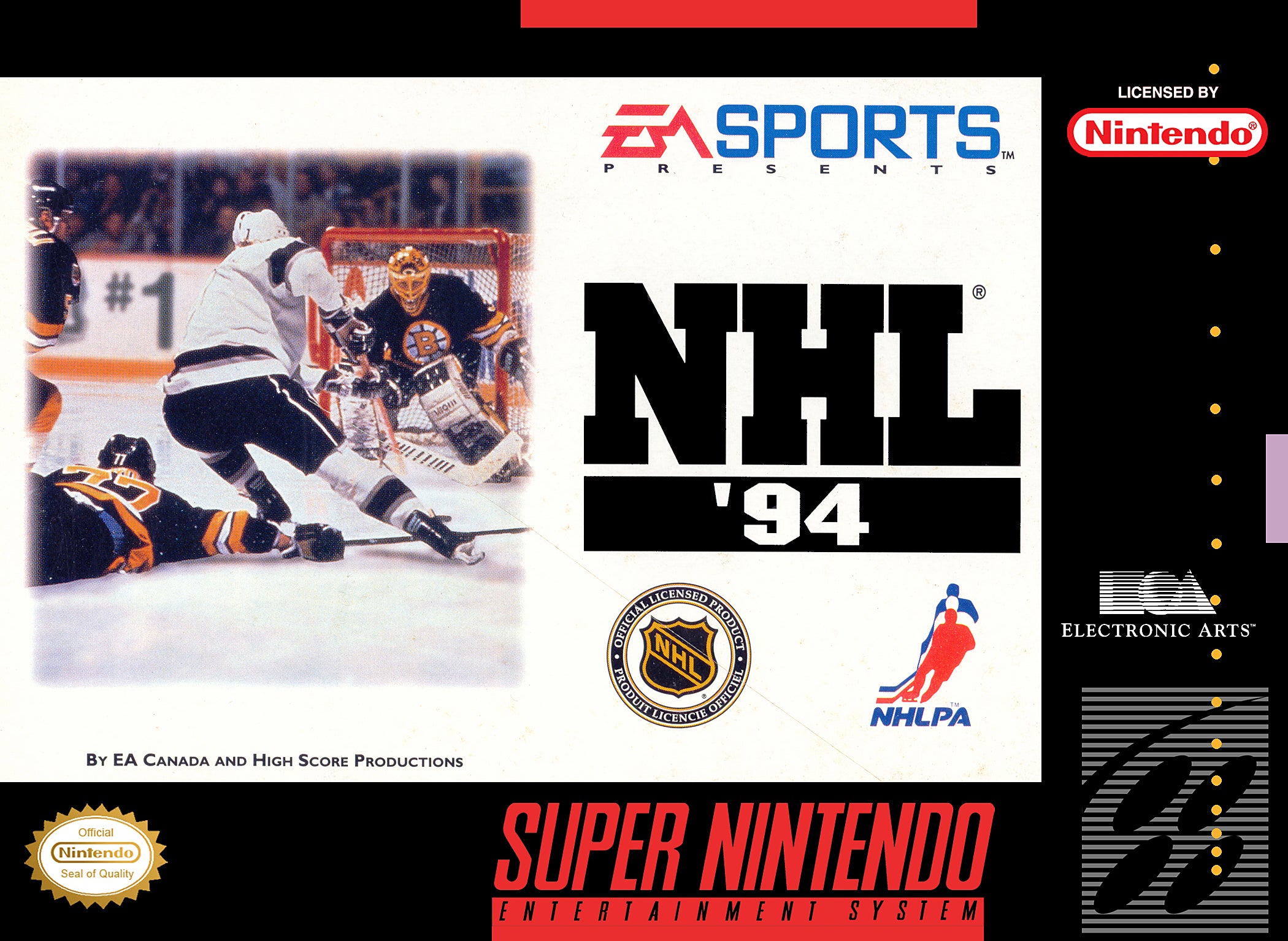 NHL 94 SNES - Video Game - Used - CaveGamers