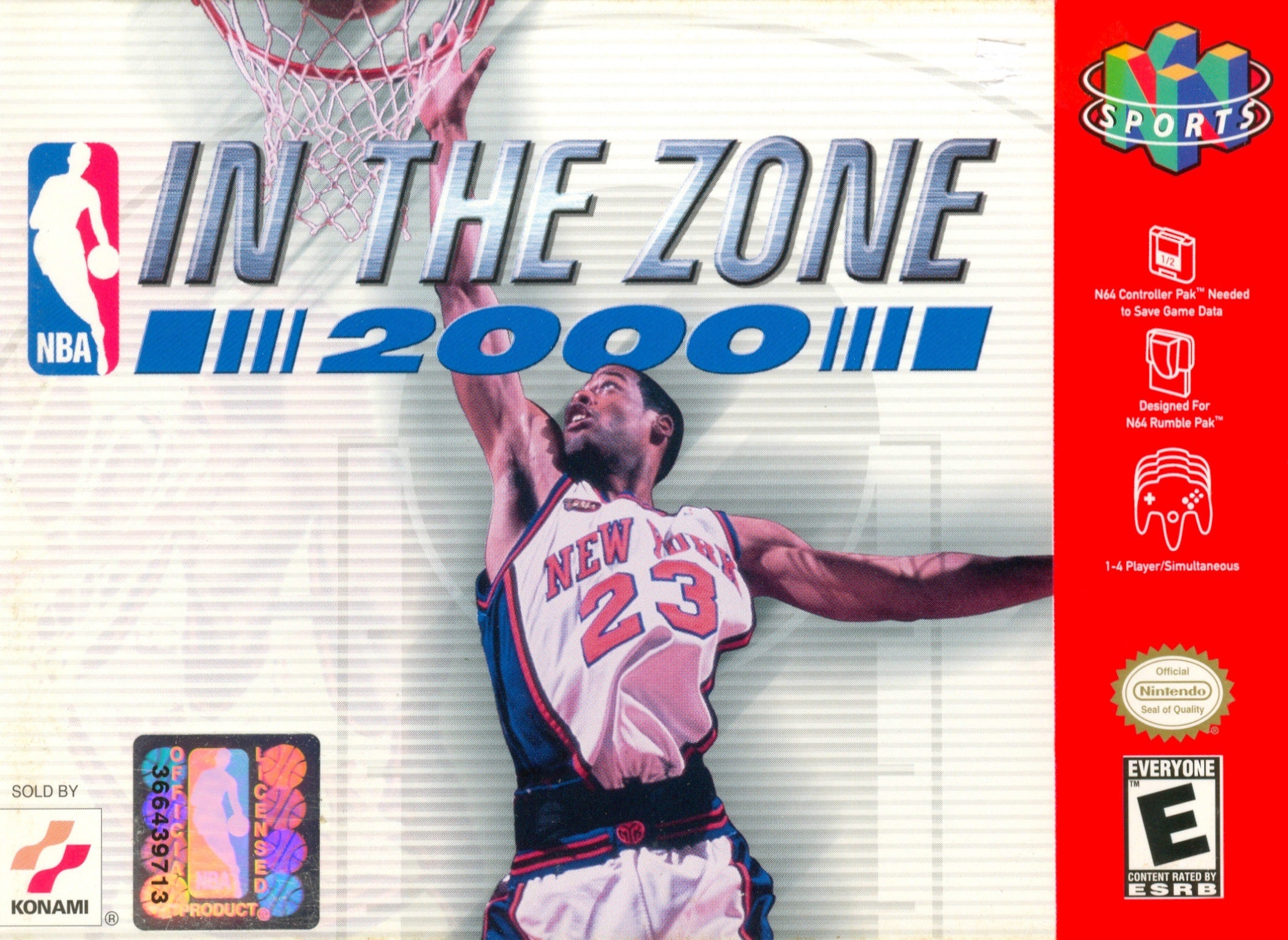 NBA In The Zone 2000 N64 - Video Game - Used - CaveGamers