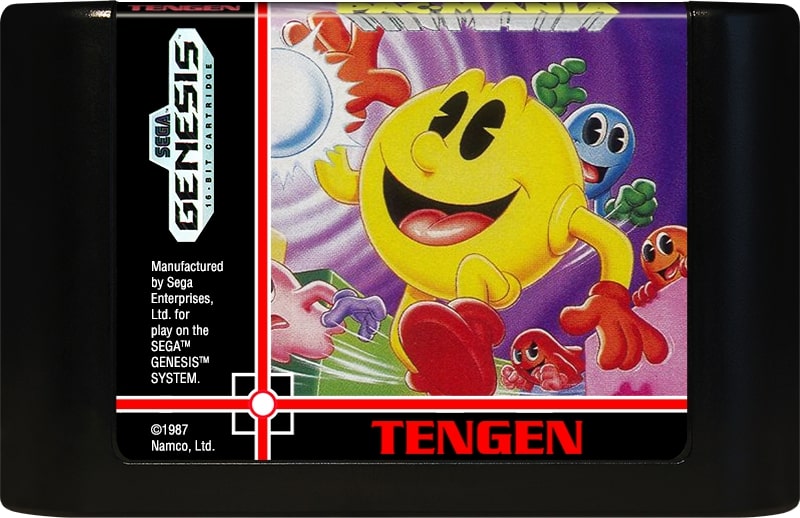 Pac-Mania Genesis - Video Game - Used - CaveGamers - Image 3