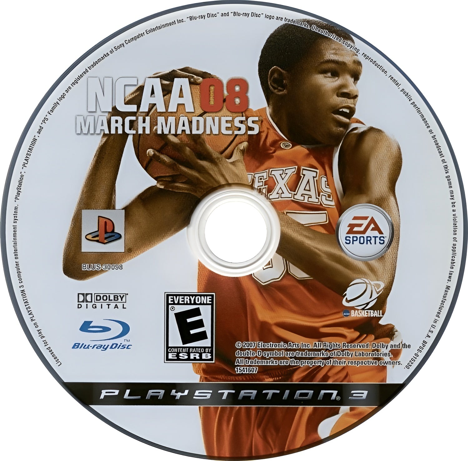 NCAA March Madness 08 PS3 - Video Game - Used - CaveGamers - Image 3