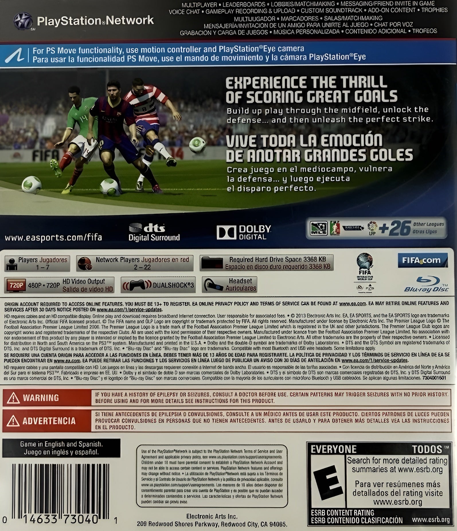 FIFA 14 PS3 - Video Game - Used - CaveGamers - Image 2