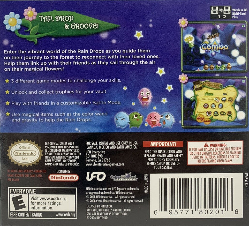Rain Drops DS - Video Game - Used - CaveGamers - Image 2