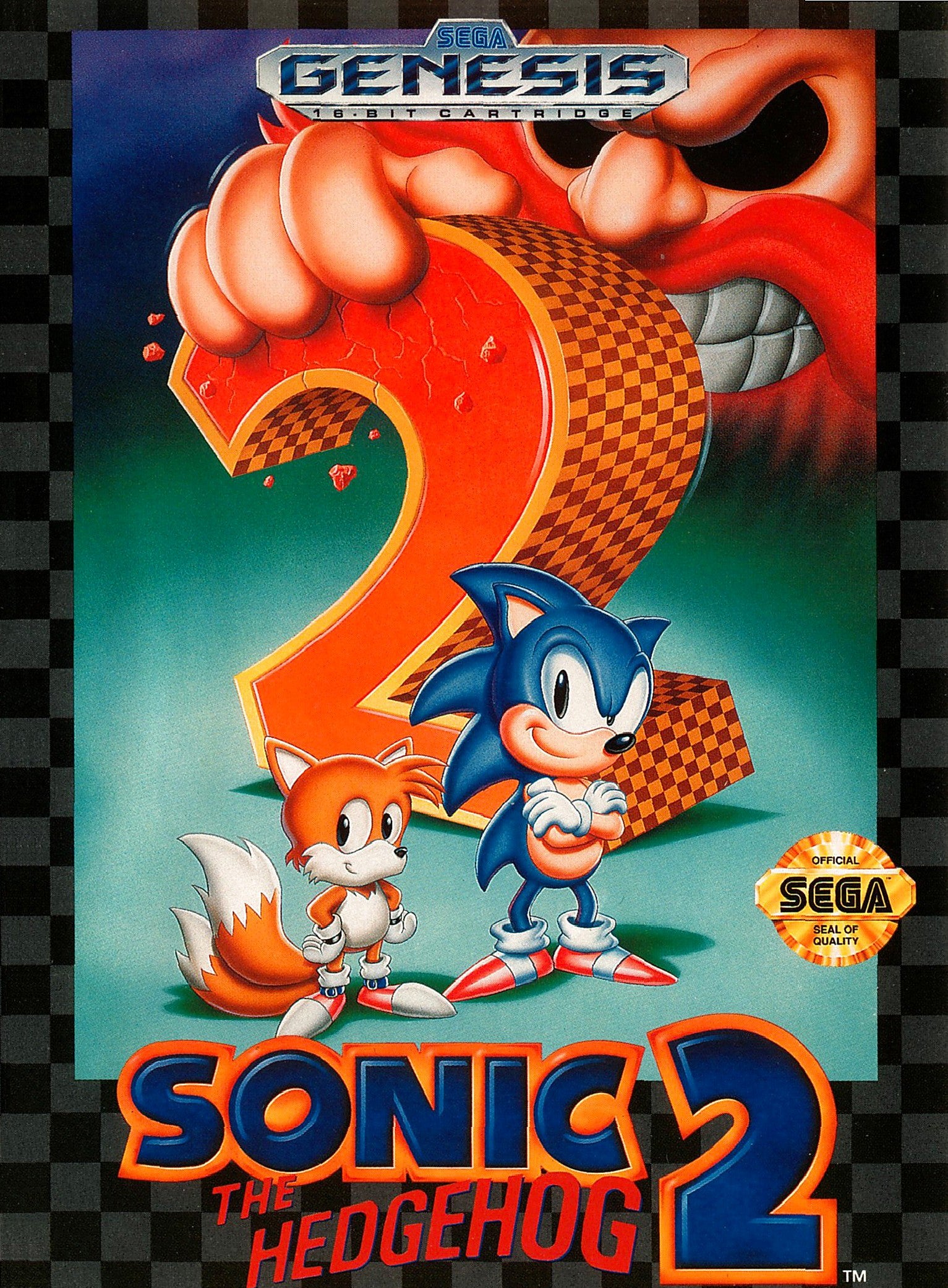 Sonic the Hedgehog 2 Genesis - Video Game - Used - CaveGamers