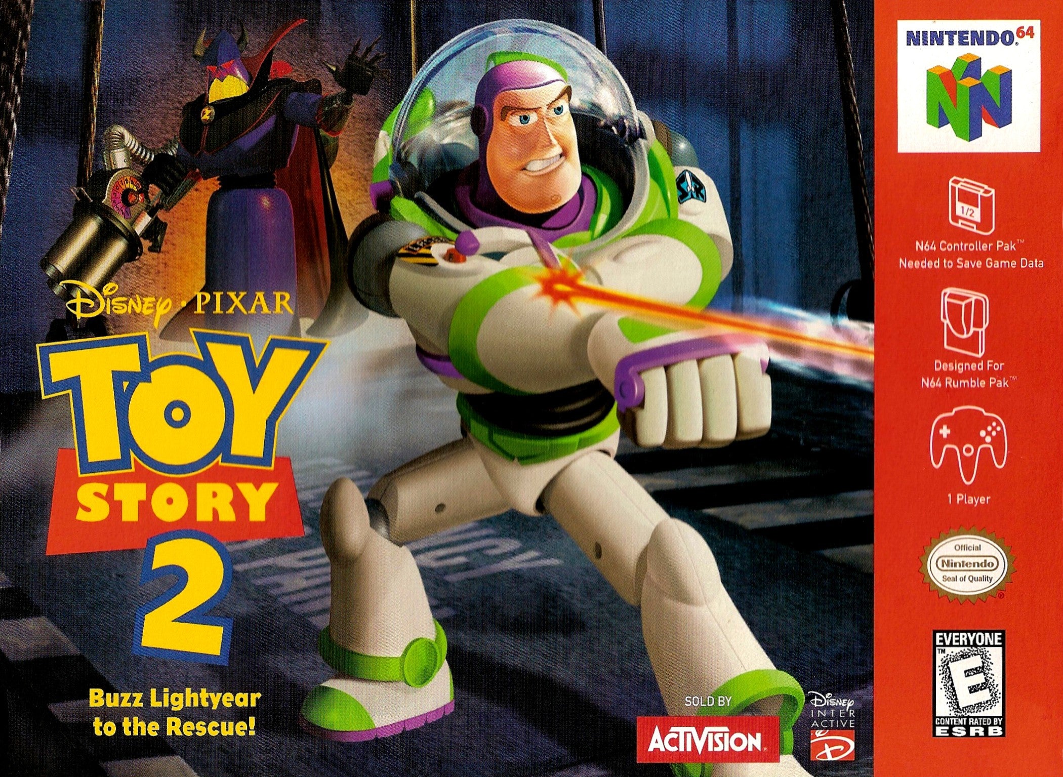Toy Story 2 N64 - Video Game - Used - CaveGamers