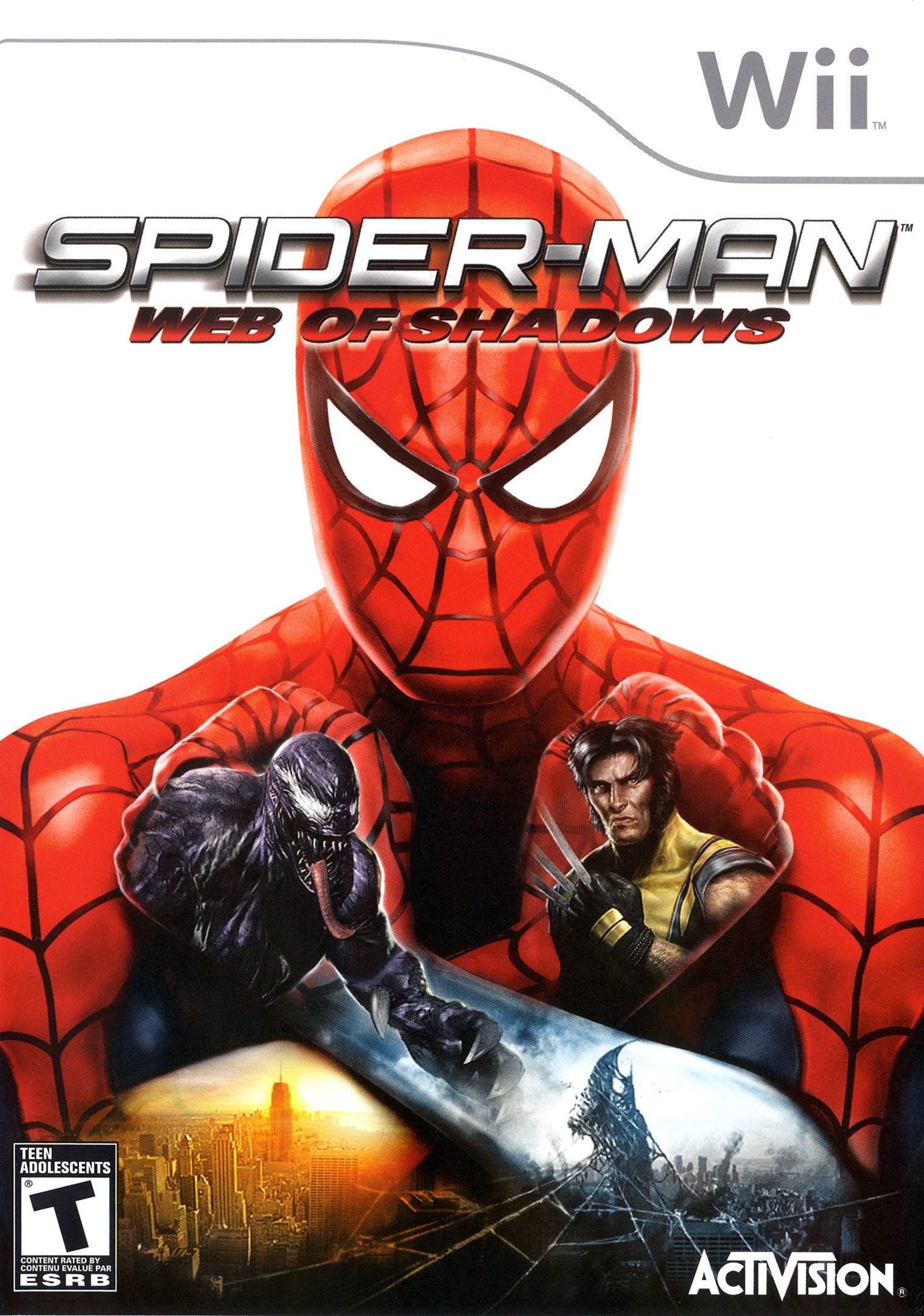Spider-Man: Web of Shadows Wii - Video Game - Used - CaveGamers