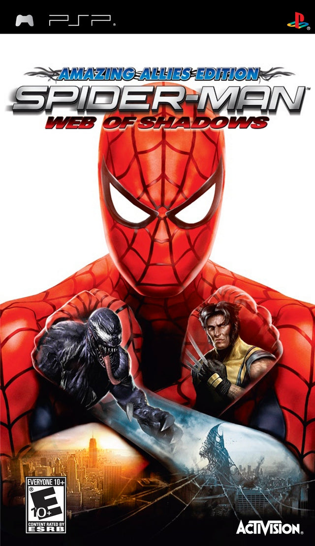 Spiderman Web of Shadows PSP - Video Game - Used - CaveGamers