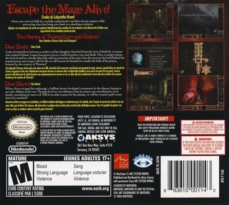 Theresia DS - Video Game - Used - CaveGamers - Image 2
