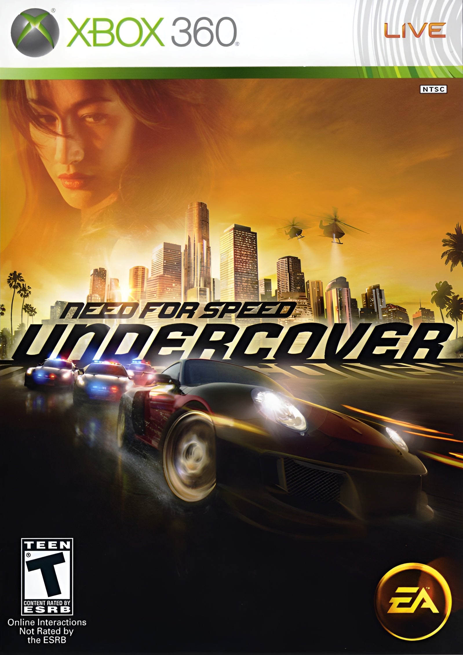 Need for Speed Undercover Xbox 360 - Video Game - Used - CaveGamers