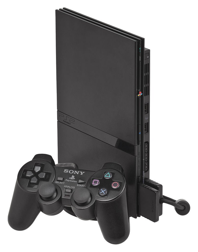 Playstation 2 Slim Console - Black PS2 - Video Game System - Used - CaveGamers