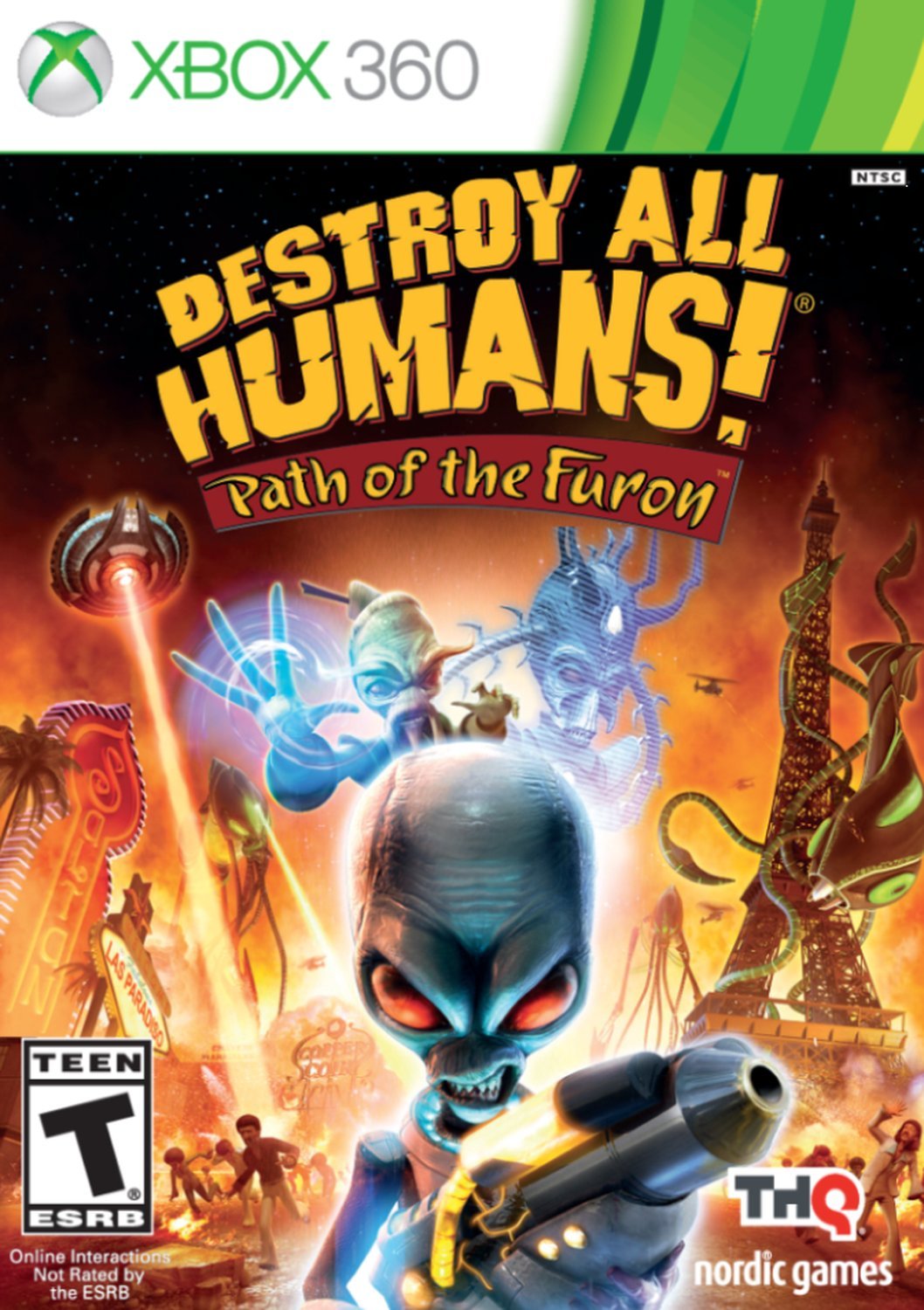 Destroy All Humans: Path of the Furon Xbox 360 - Video Game - Used - CaveGamers