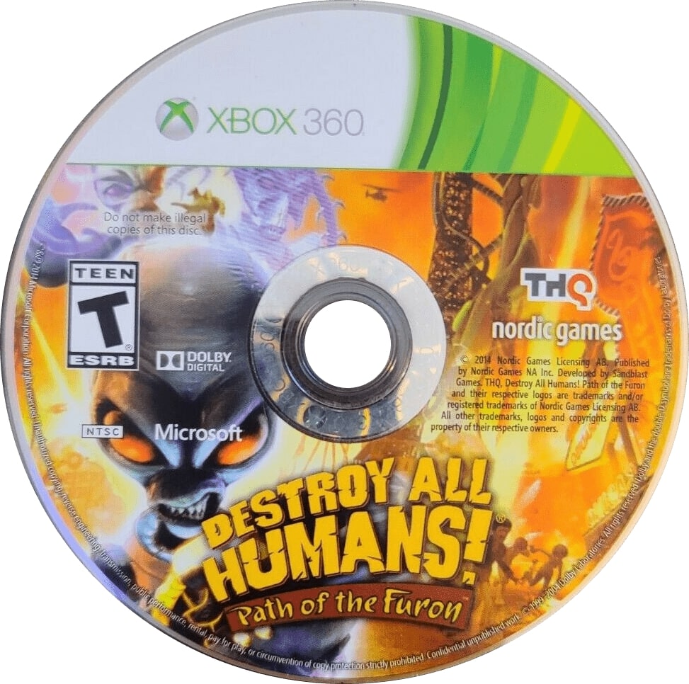 Destroy All Humans: Path of the Furon Xbox 360 - Video Game - Used - CaveGamers - Image 3